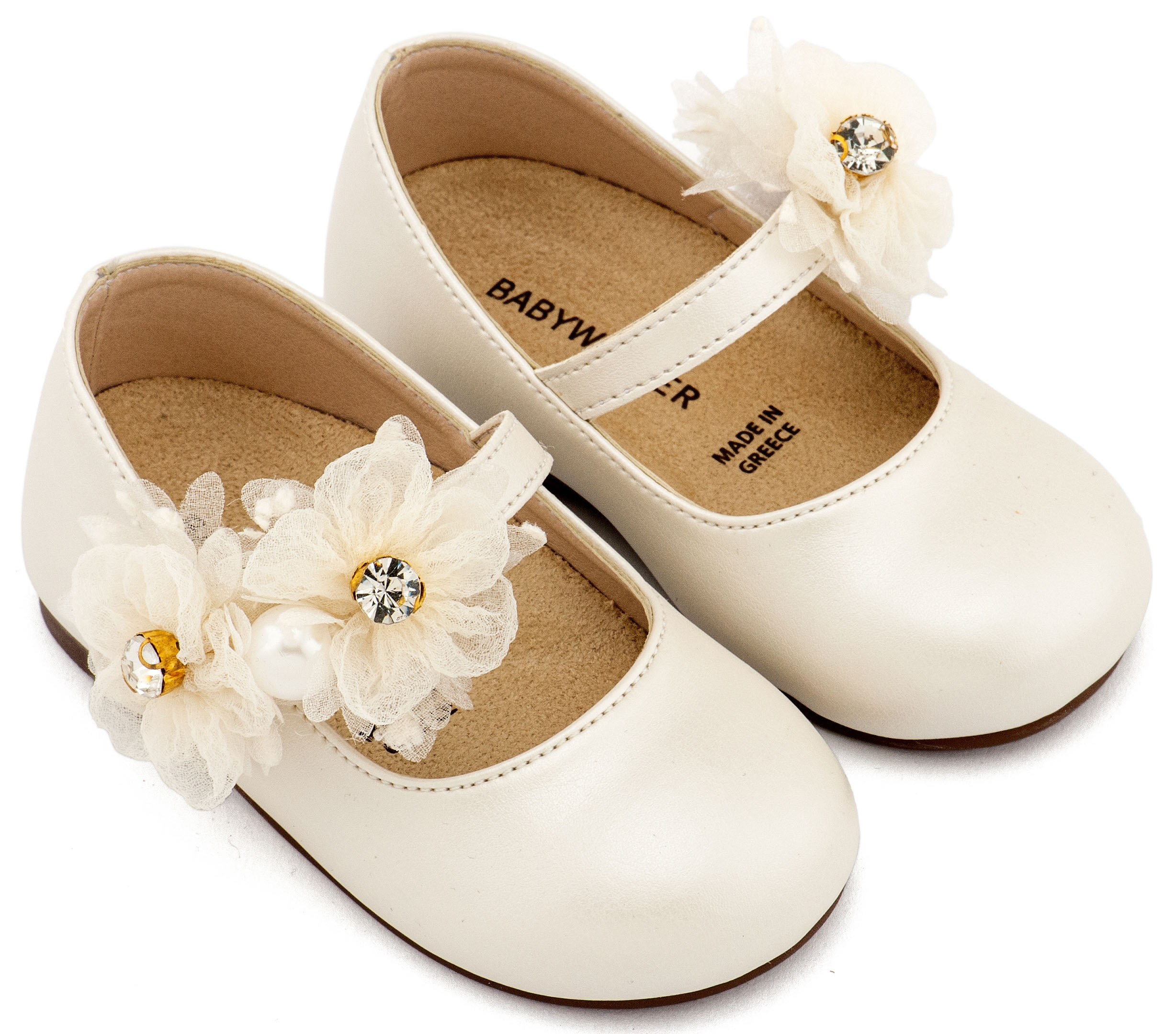 Γοβάκι Μονή Μπαρέτα με Διακοσμητικό Οργάντζας 