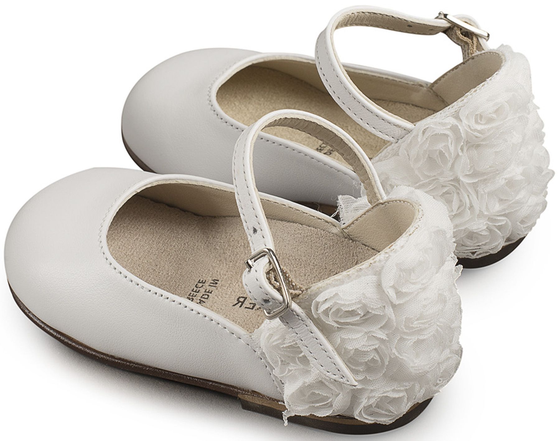 Γαλλικό Γοβάκι με Διακοσμημένη Φτέρνα από Λουλούδια 