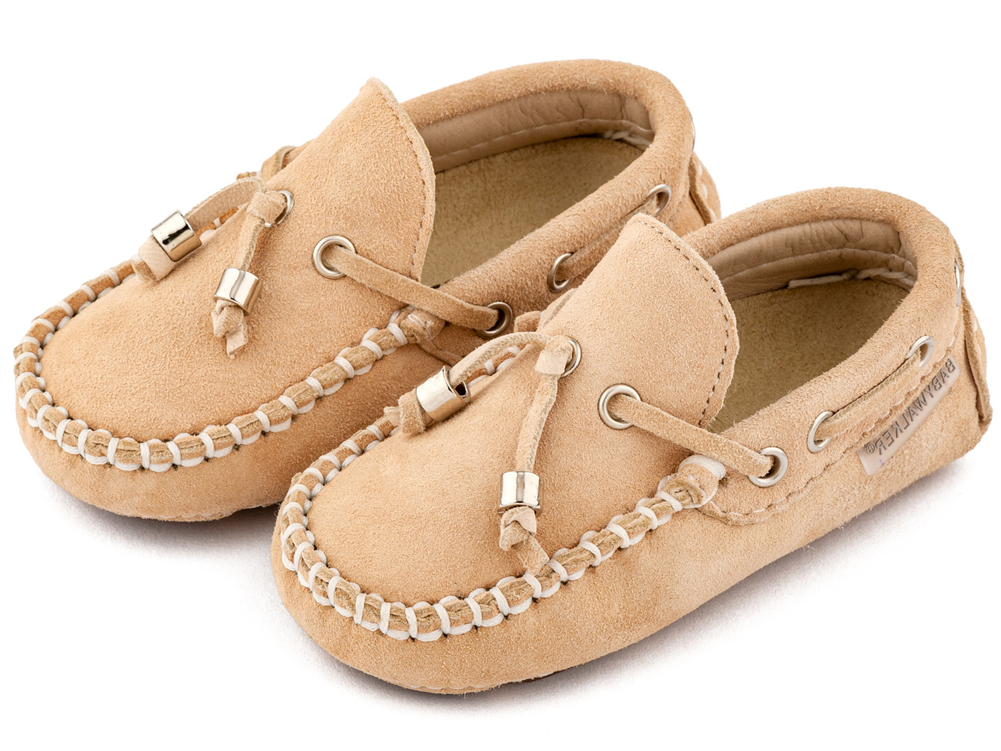 BABYWALKER - Καστόρινο Δετό Μοκασίνι 