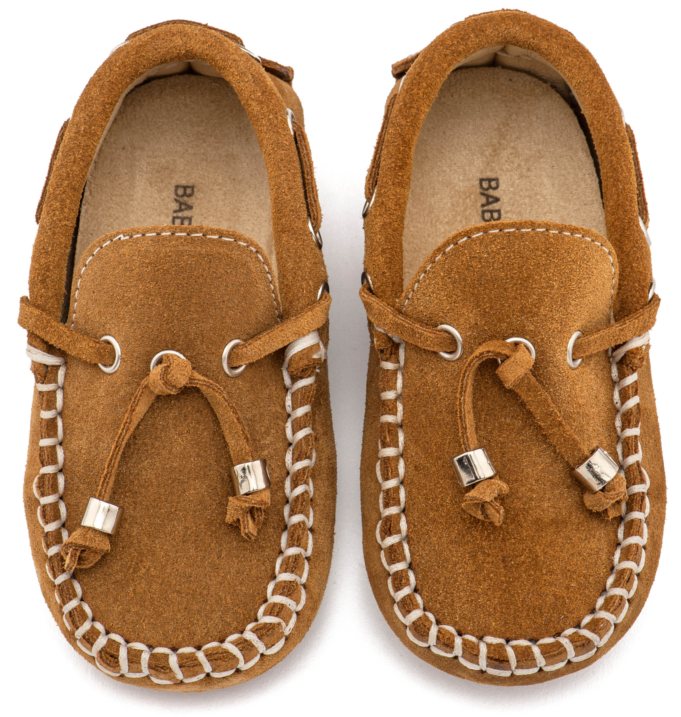 BABYWALKER - Καστόρινο Δετό Μοκασίνι 