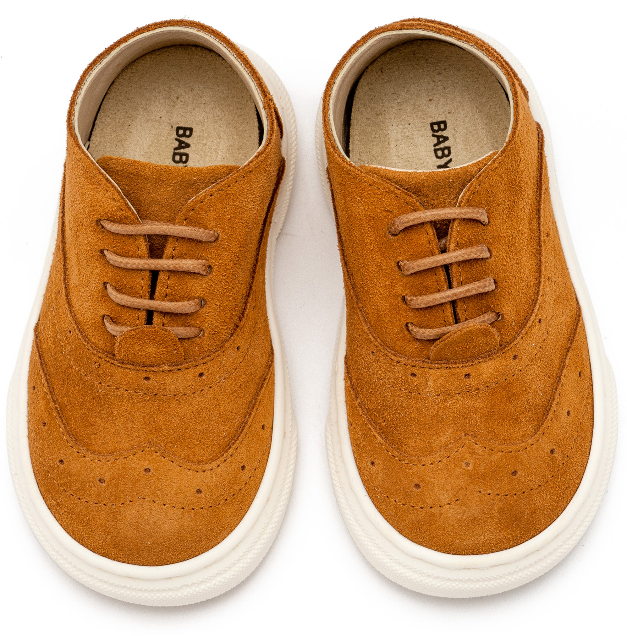 BABYWALKER - Δετά Καστόρινα Brogues 