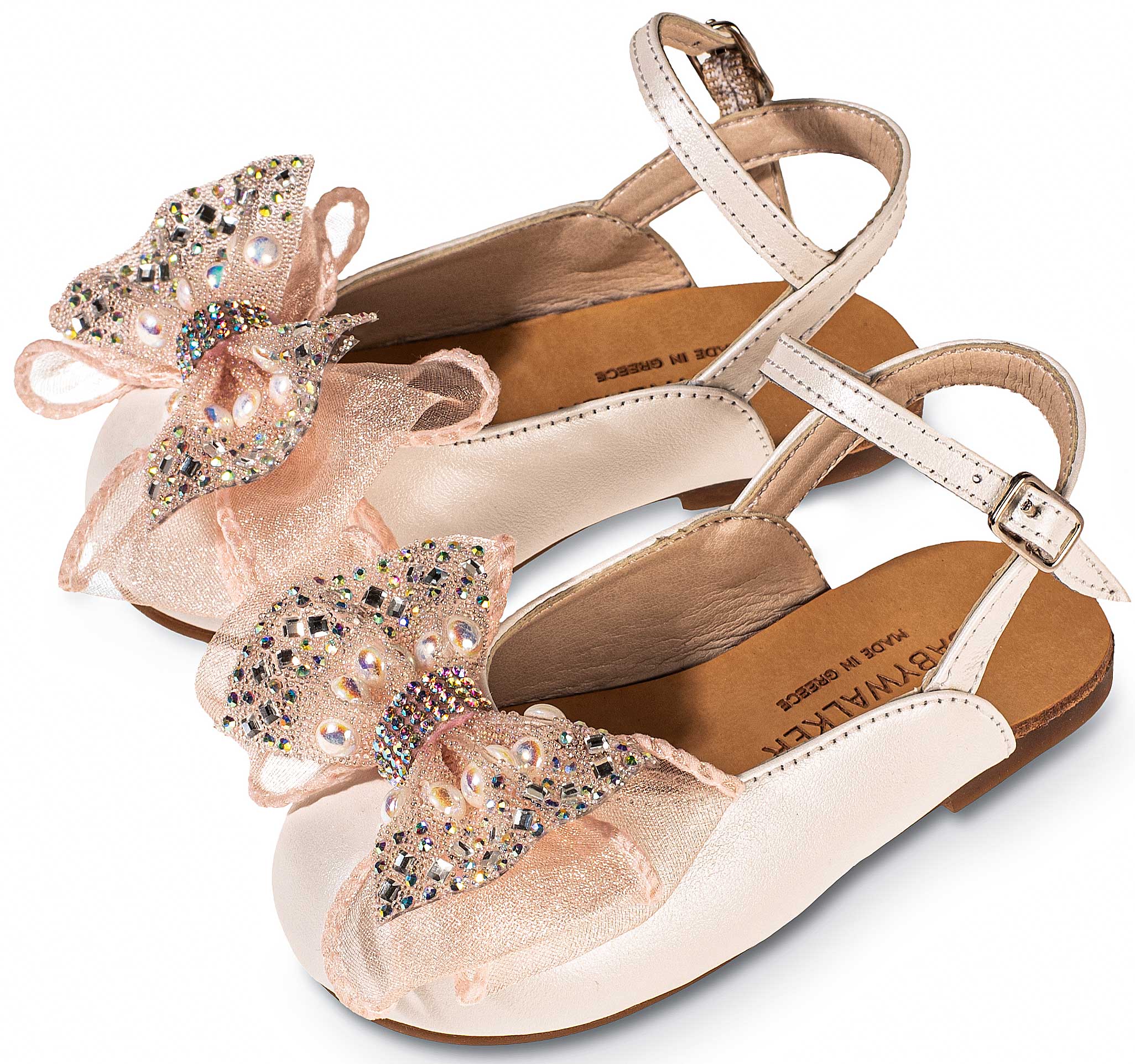 BABYWALKER - Γαλλικό Σαμπό με Φιόγκο Οργάντζας και Στρας