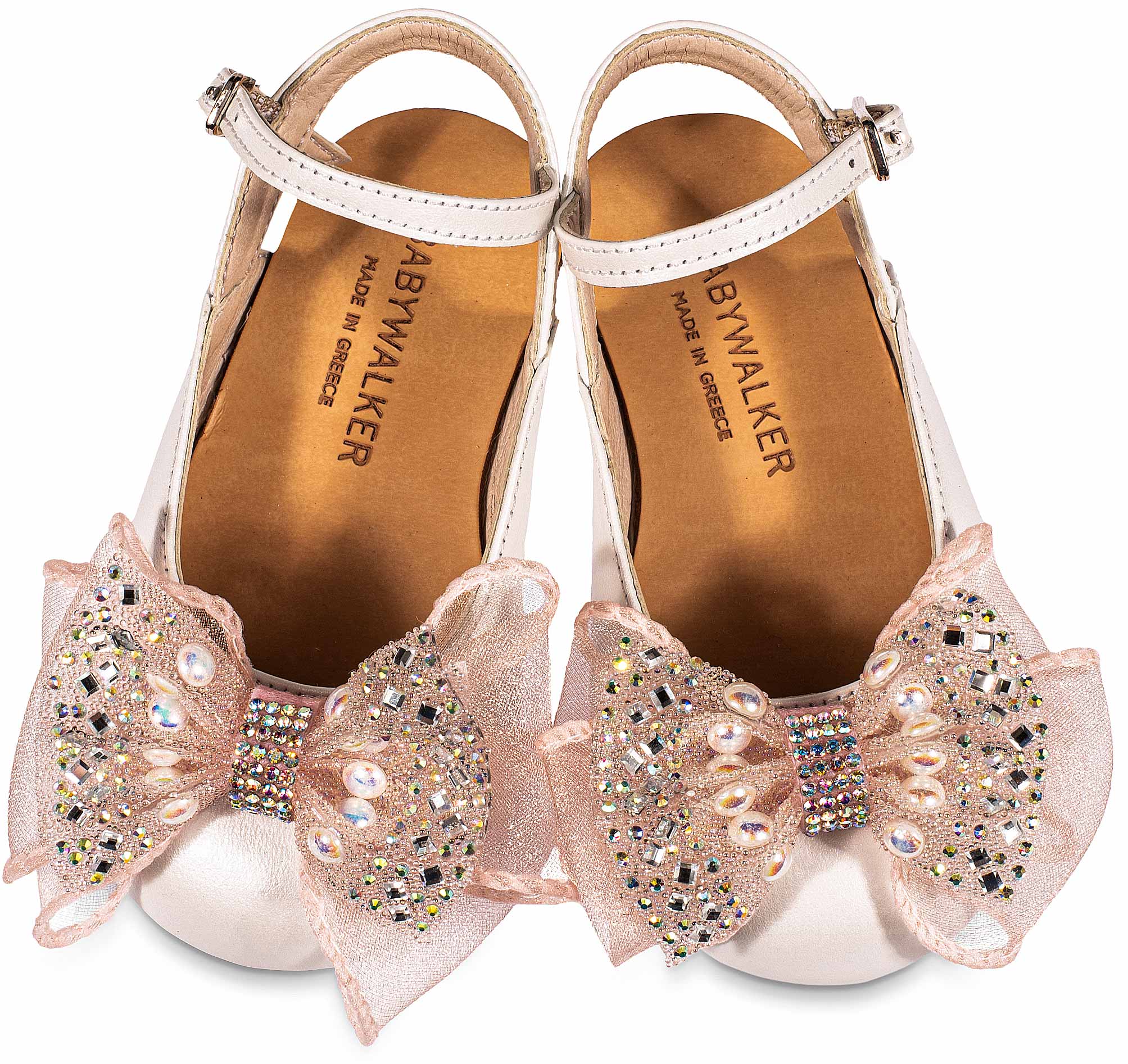 BABYWALKER - Γαλλικό Σαμπό με Φιόγκο Οργάντζας και Στρας