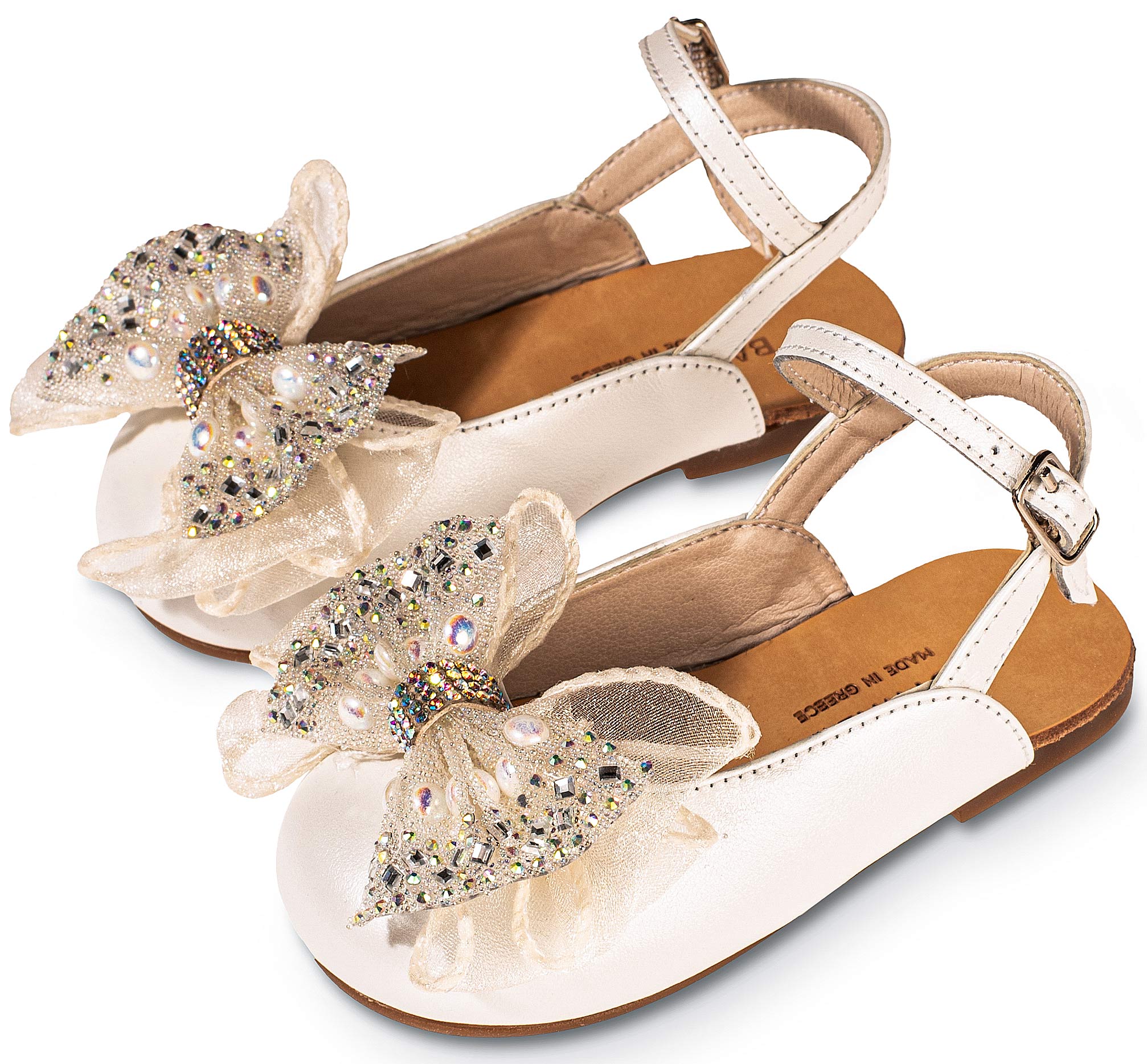 BABYWALKER - Γαλλικό Σαμπό με Φιόγκο Οργάντζας και Στρας