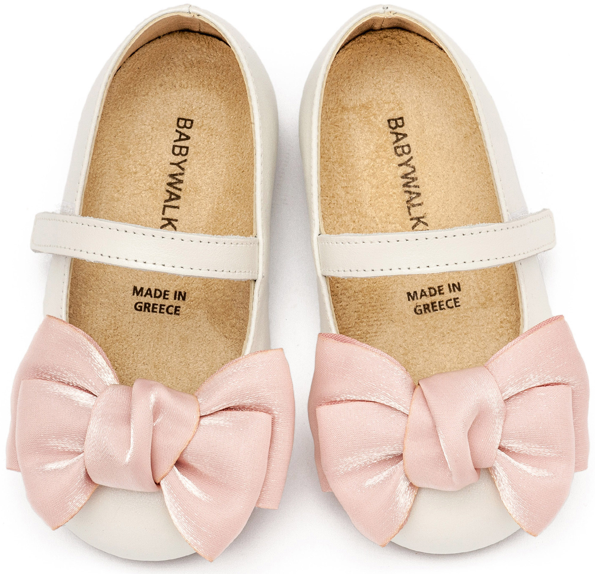 BABYWALKER - Γοβάκι Μονή Μπαρέτα Χρατς με Φιόγκο Οργάντζας