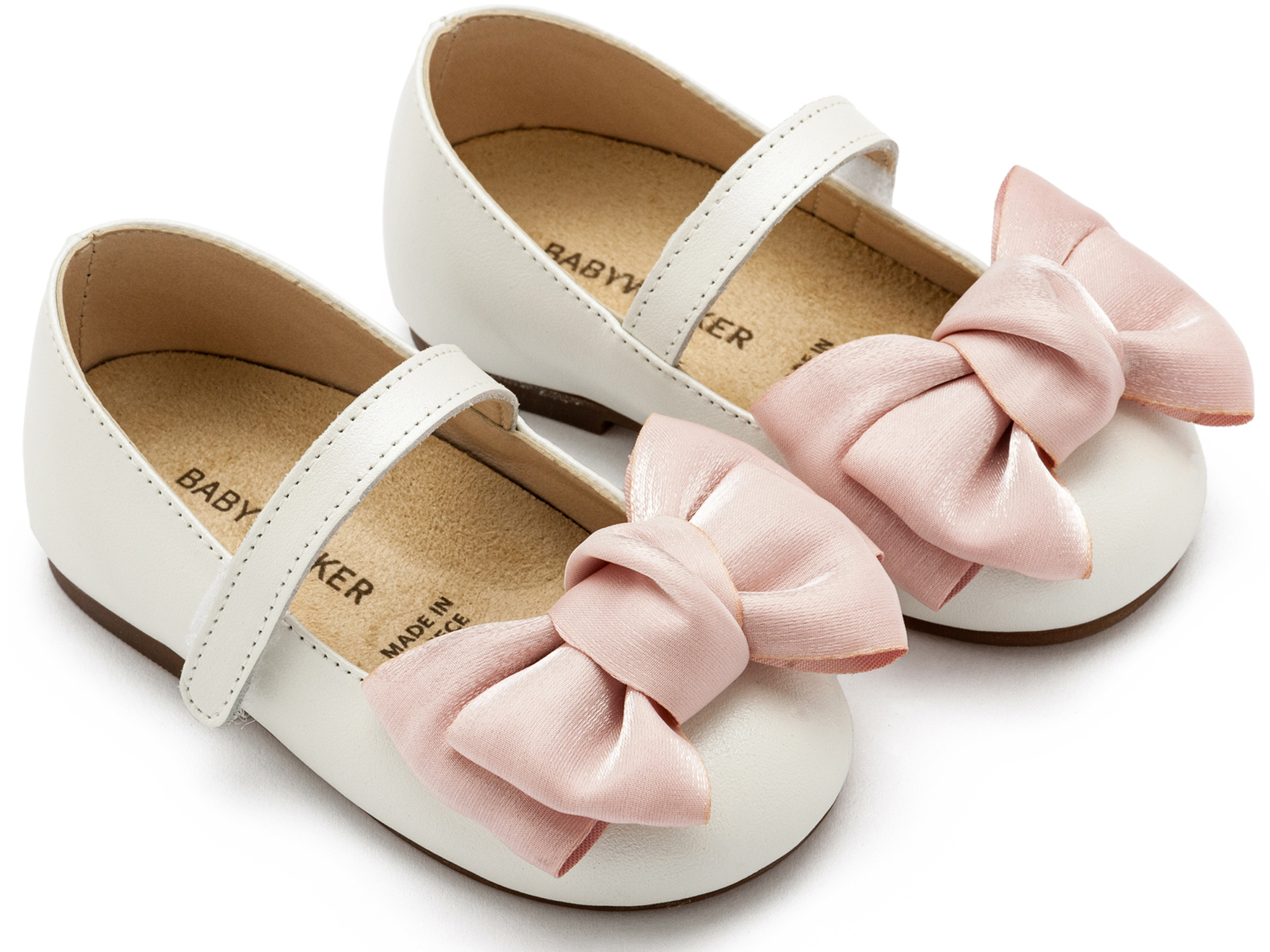 BABYWALKER - Γοβάκι Μονή Μπαρέτα Χρατς με Φιόγκο Οργάντζας