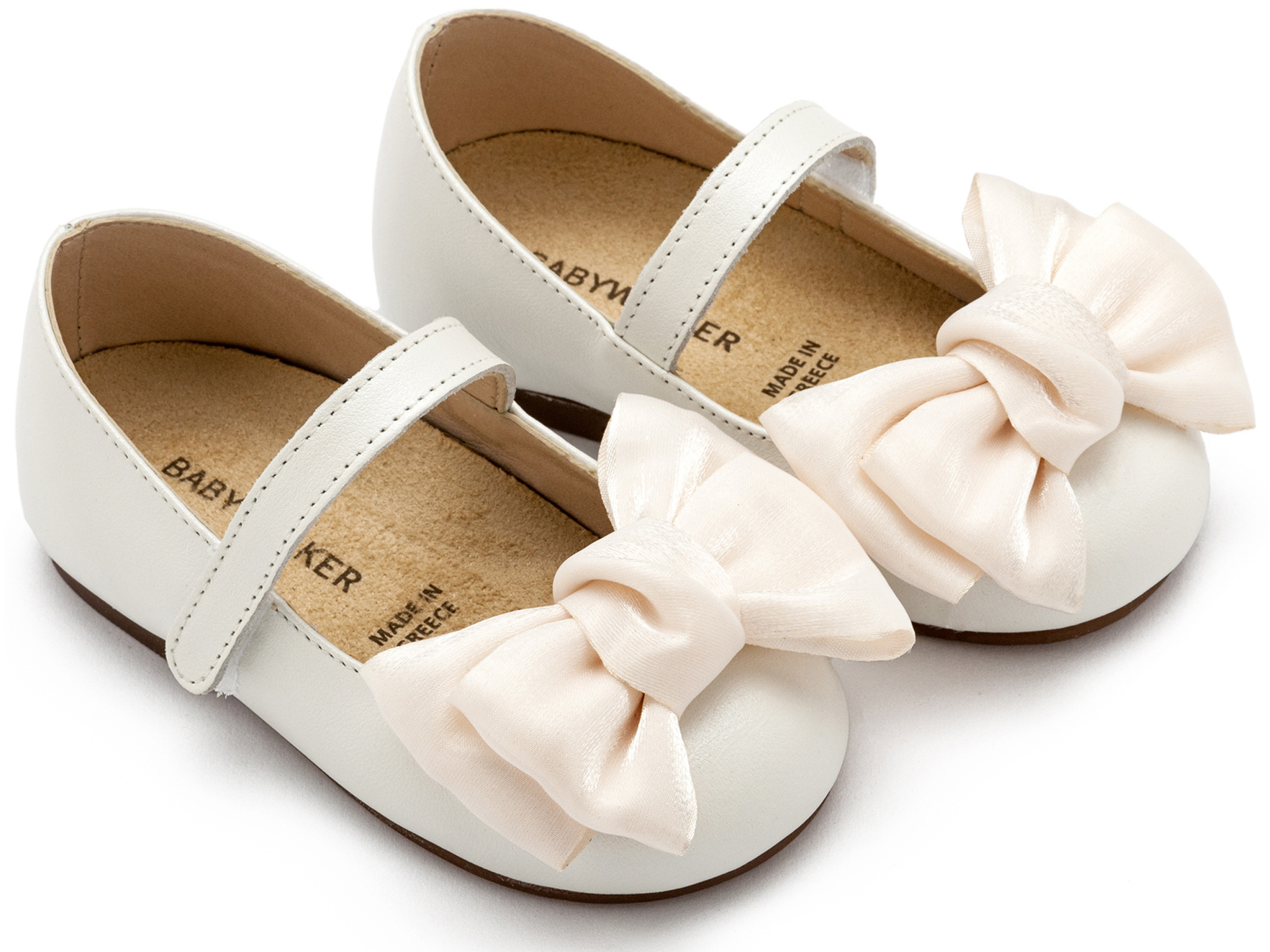 BABYWALKER - Γοβάκι Μονή Μπαρέτα Χρατς με Φιόγκο Οργάντζας