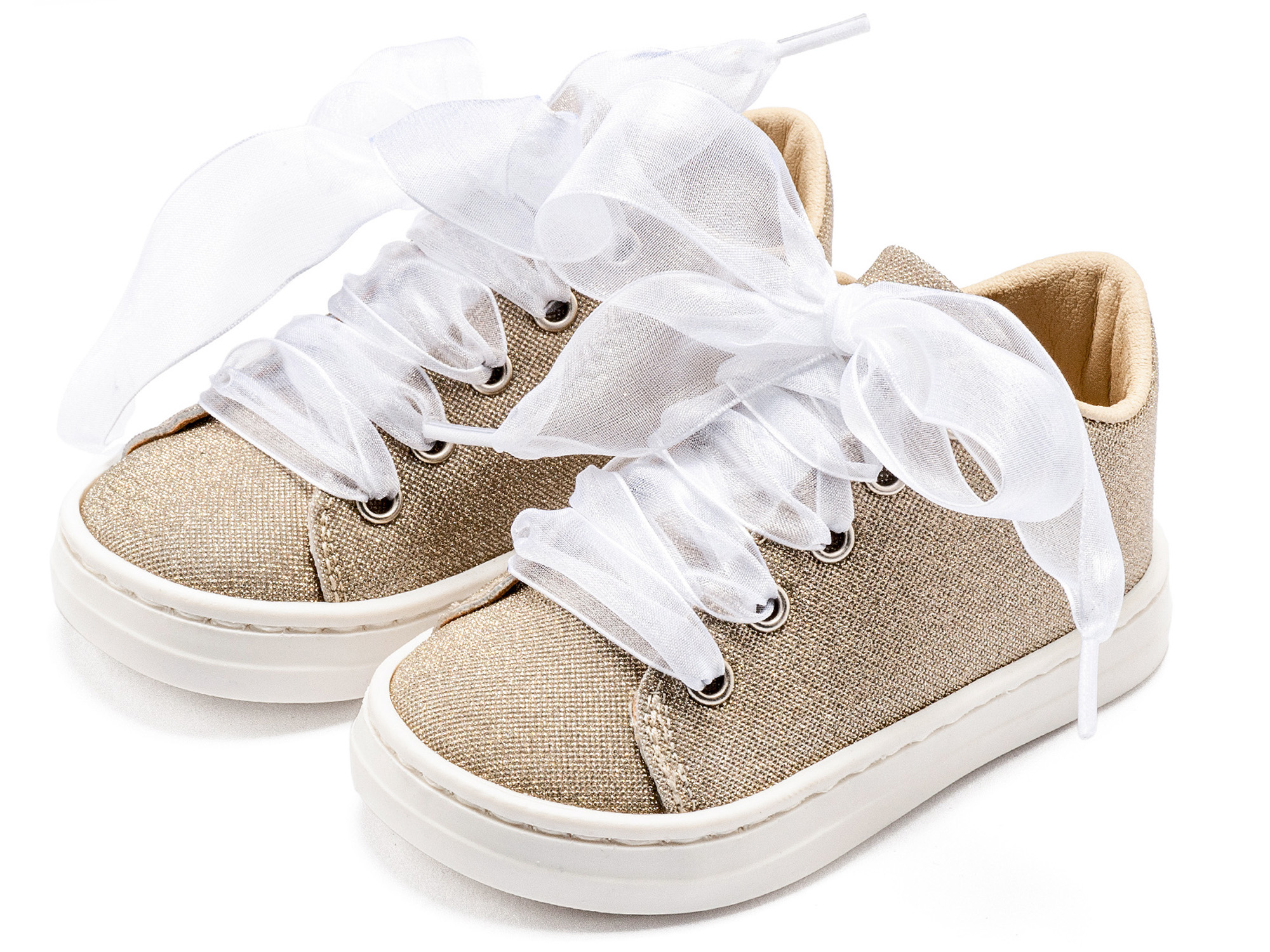 BABYWALKER - Sneaker από Ύφασμα και Δέσιμο Κορδέλα 