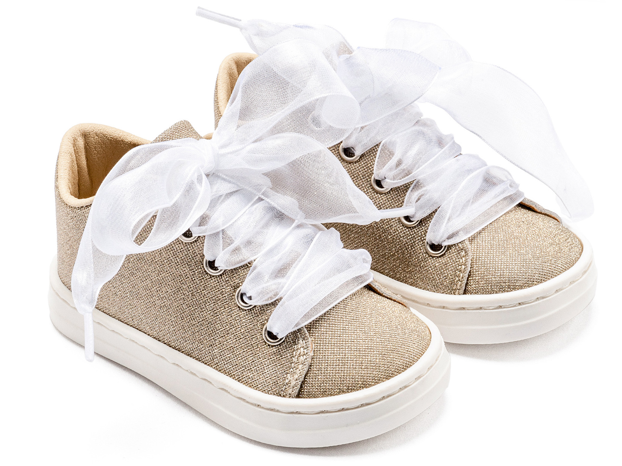 BABYWALKER - Sneaker από Ύφασμα και Δέσιμο Κορδέλα 