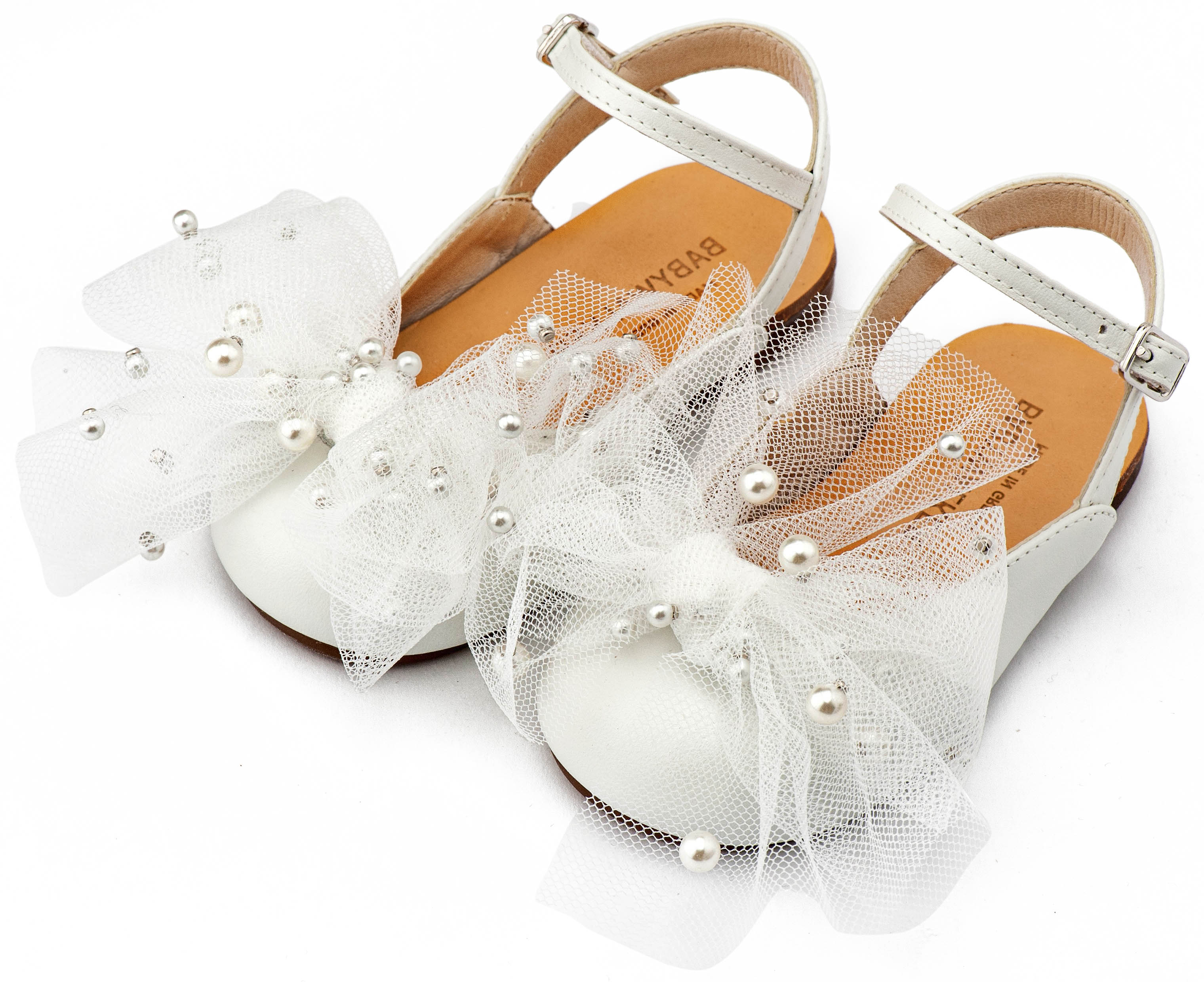 BABYWALKER - Γαλλικό Σαμπό με Φιόγκο και Πέρλες 