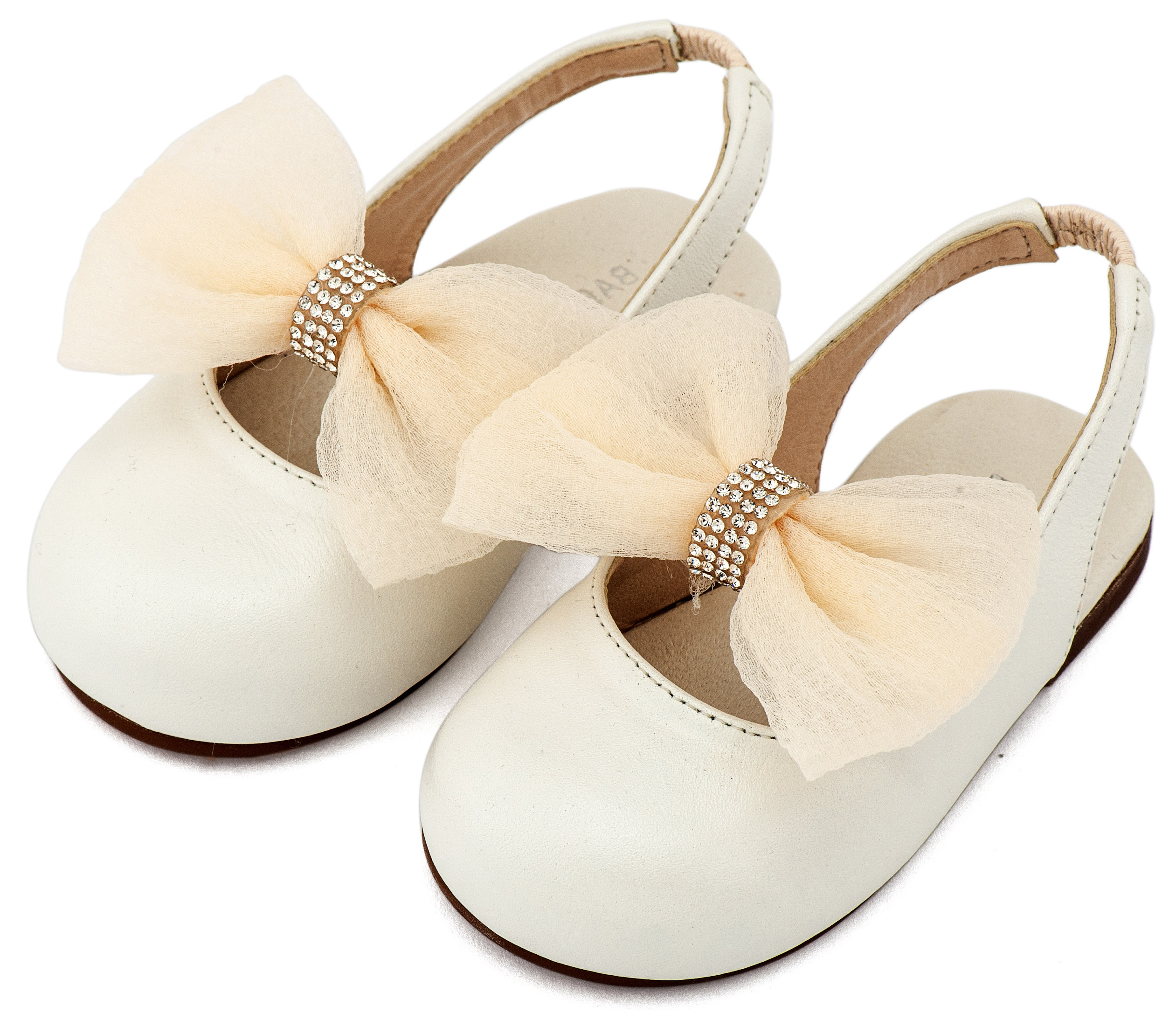 BABYWALKER - Γαλλικό Σαμπό με Φιόγκο Οργάντζας και Στρας 