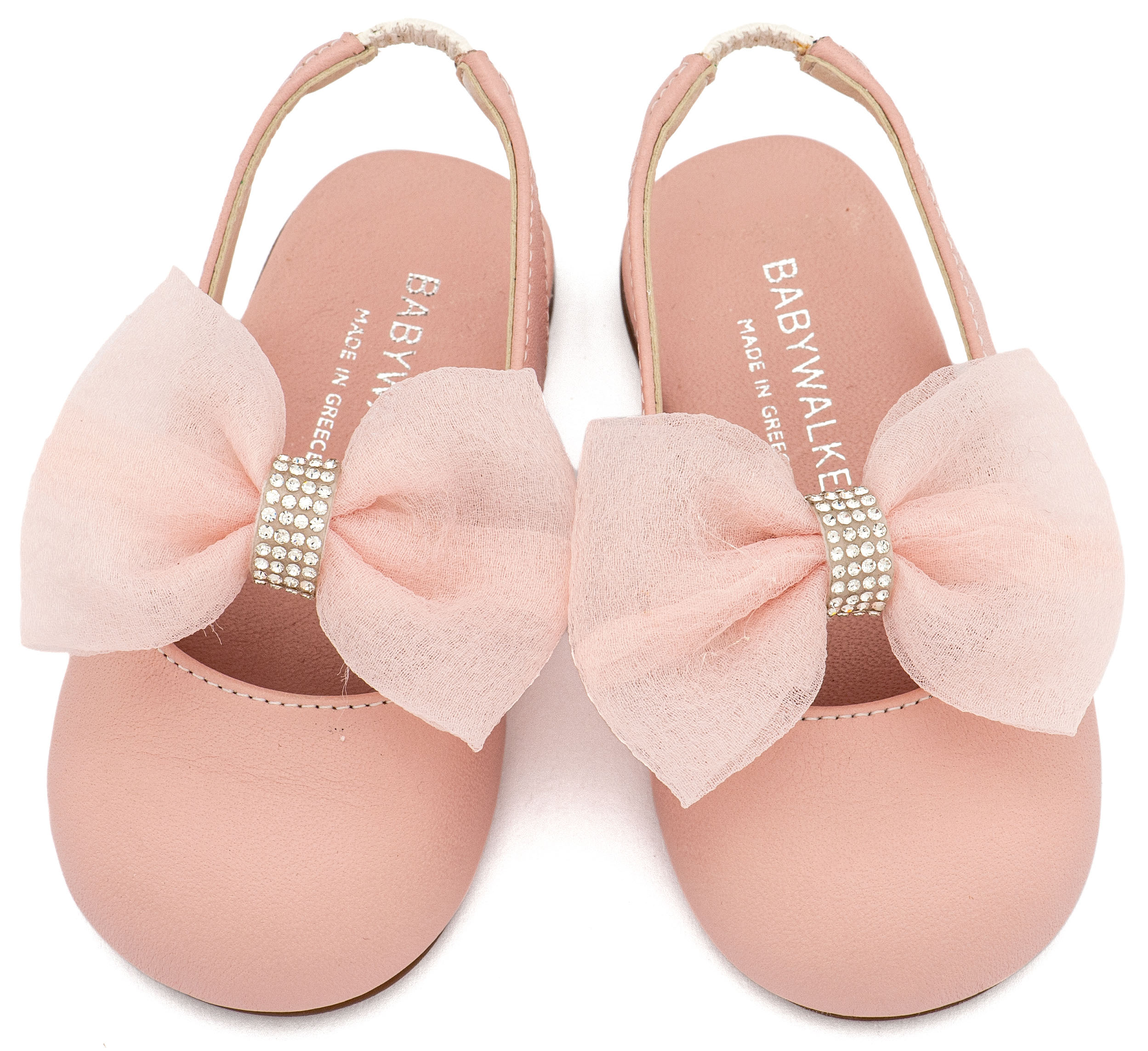 BABYWALKER - Γαλλικό Σαμπό με Φιόγκο Οργάντζας και Στρας 