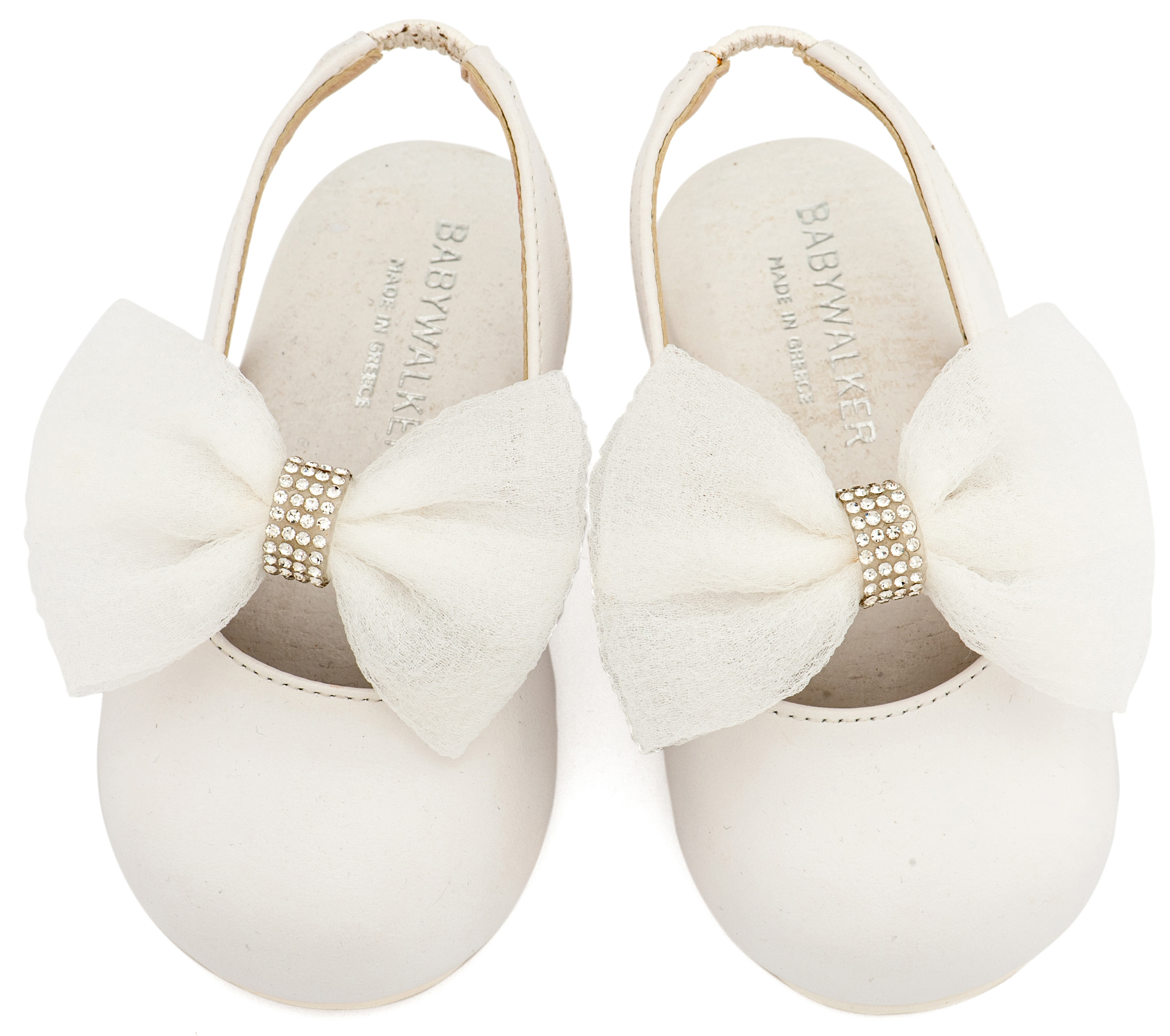 BABYWALKER - Γαλλικό Σαμπό με Φιόγκο Οργάντζας και Στρας 