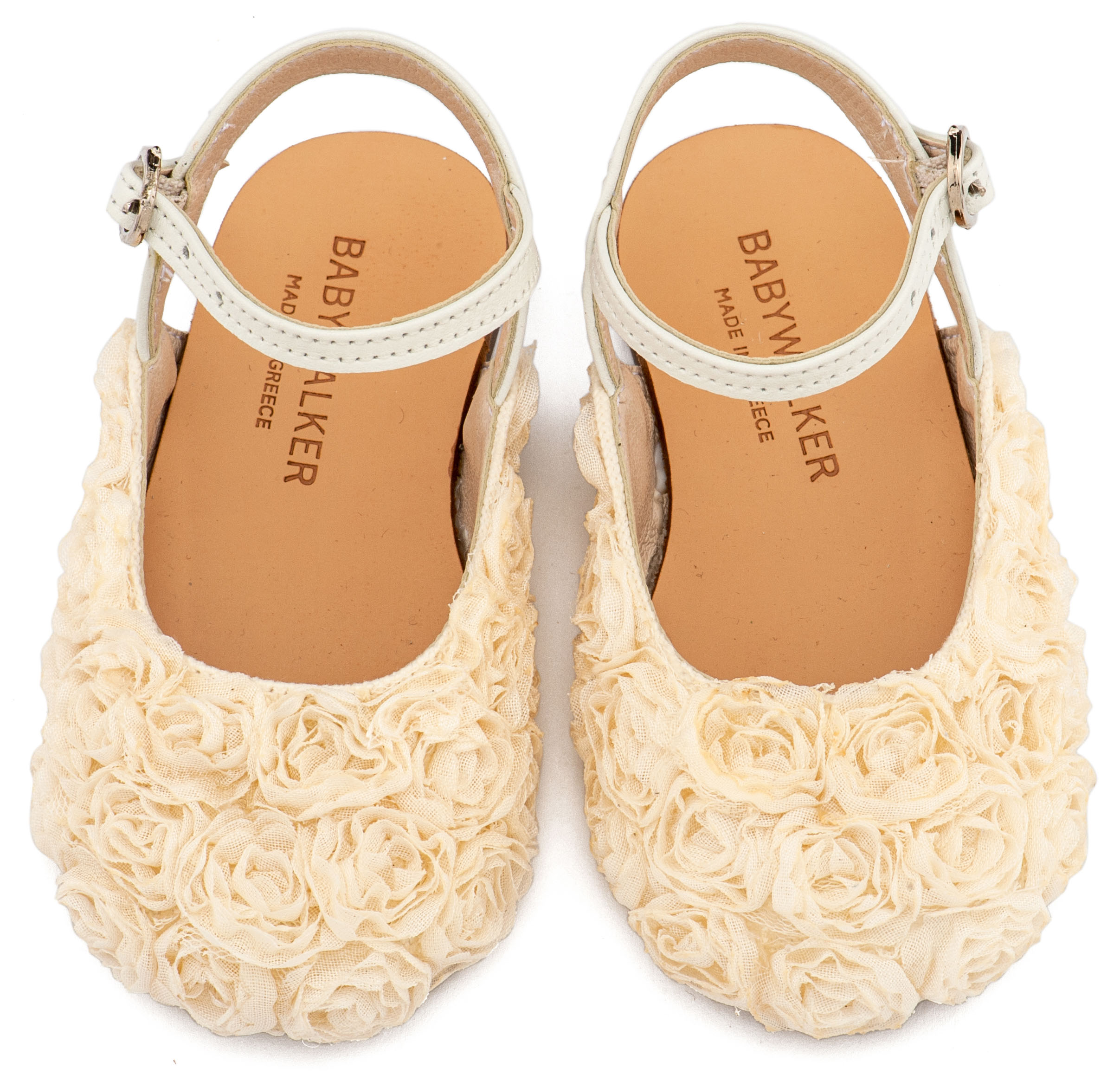 BABYWALKER - Γαλλικό Σαμπό με Chiffon Λουλούδια 