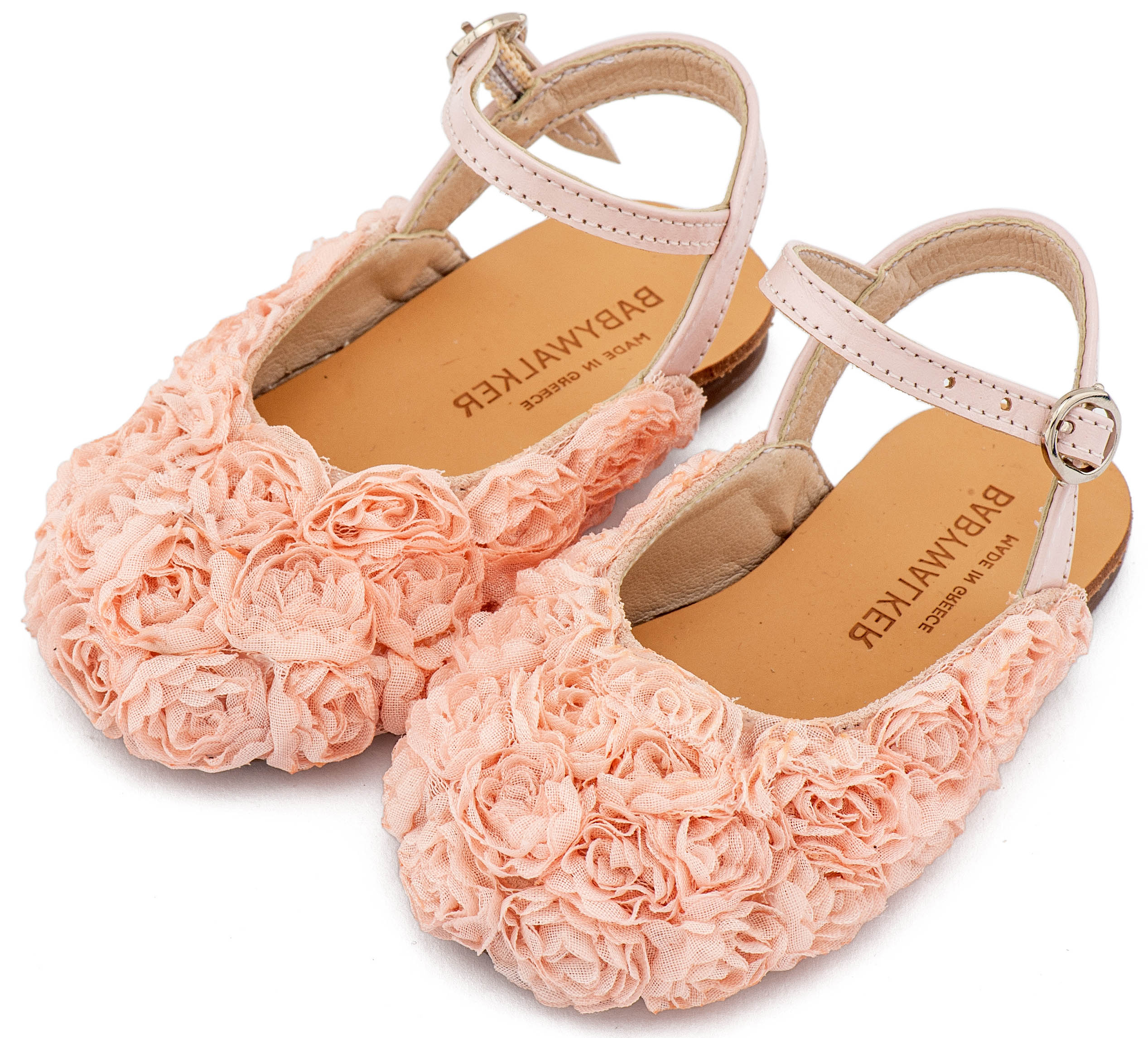 BABYWALKER - Γαλλικό Σαμπό με Chiffon Λουλούδια 