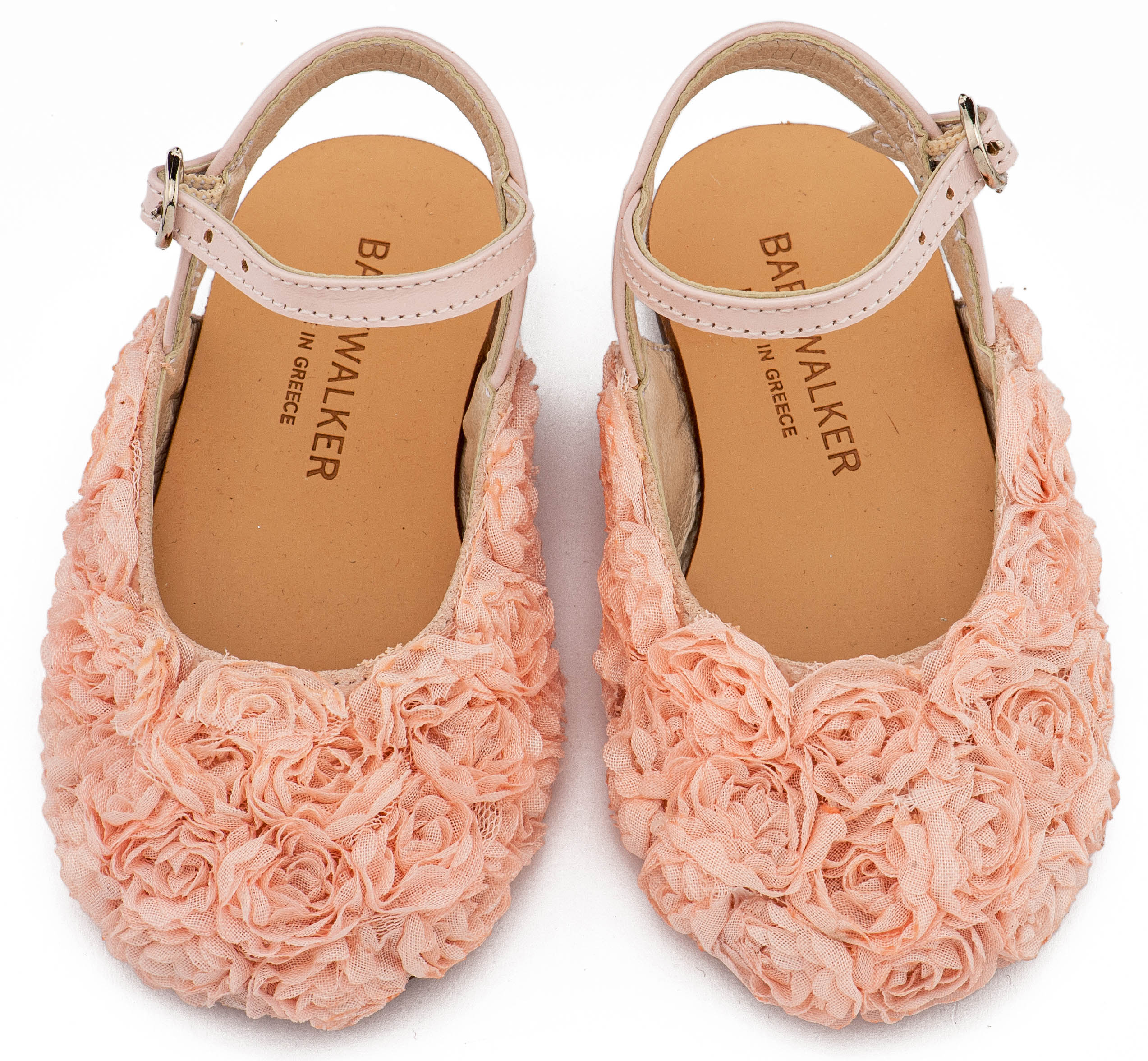 BABYWALKER - Γαλλικό Σαμπό με Chiffon Λουλούδια 