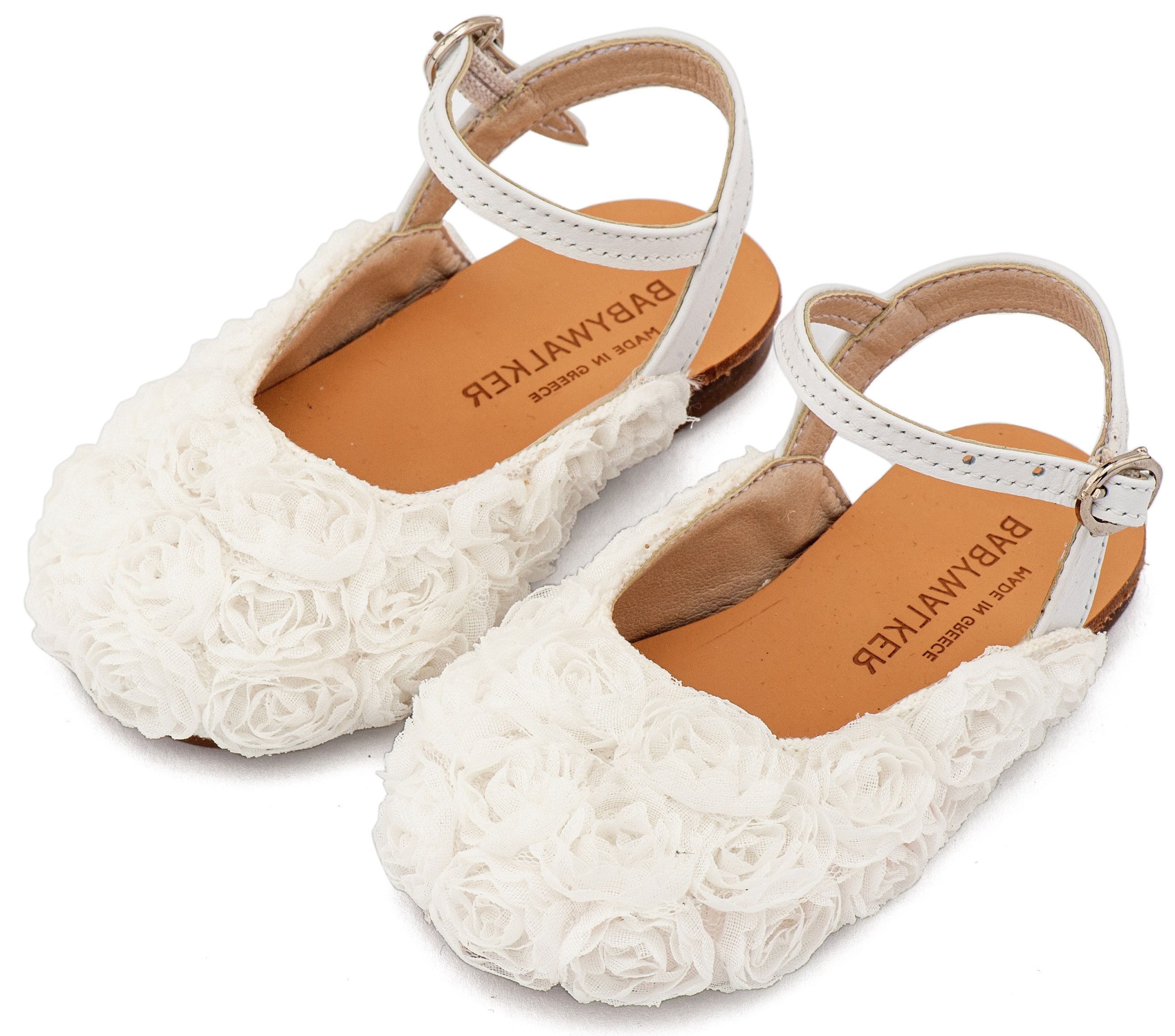 BABYWALKER - Γαλλικό Σαμπό με Chiffon Λουλούδια 