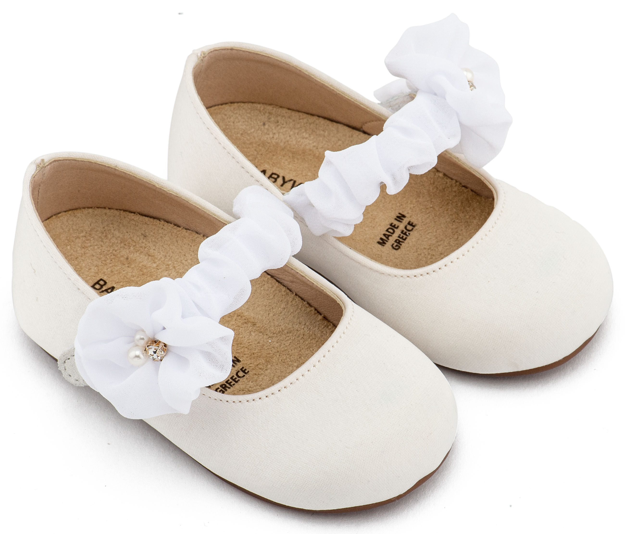 Γοβάκι Μονή Μπαρέτα με Υφασμάτινο Διακοσμητικό 