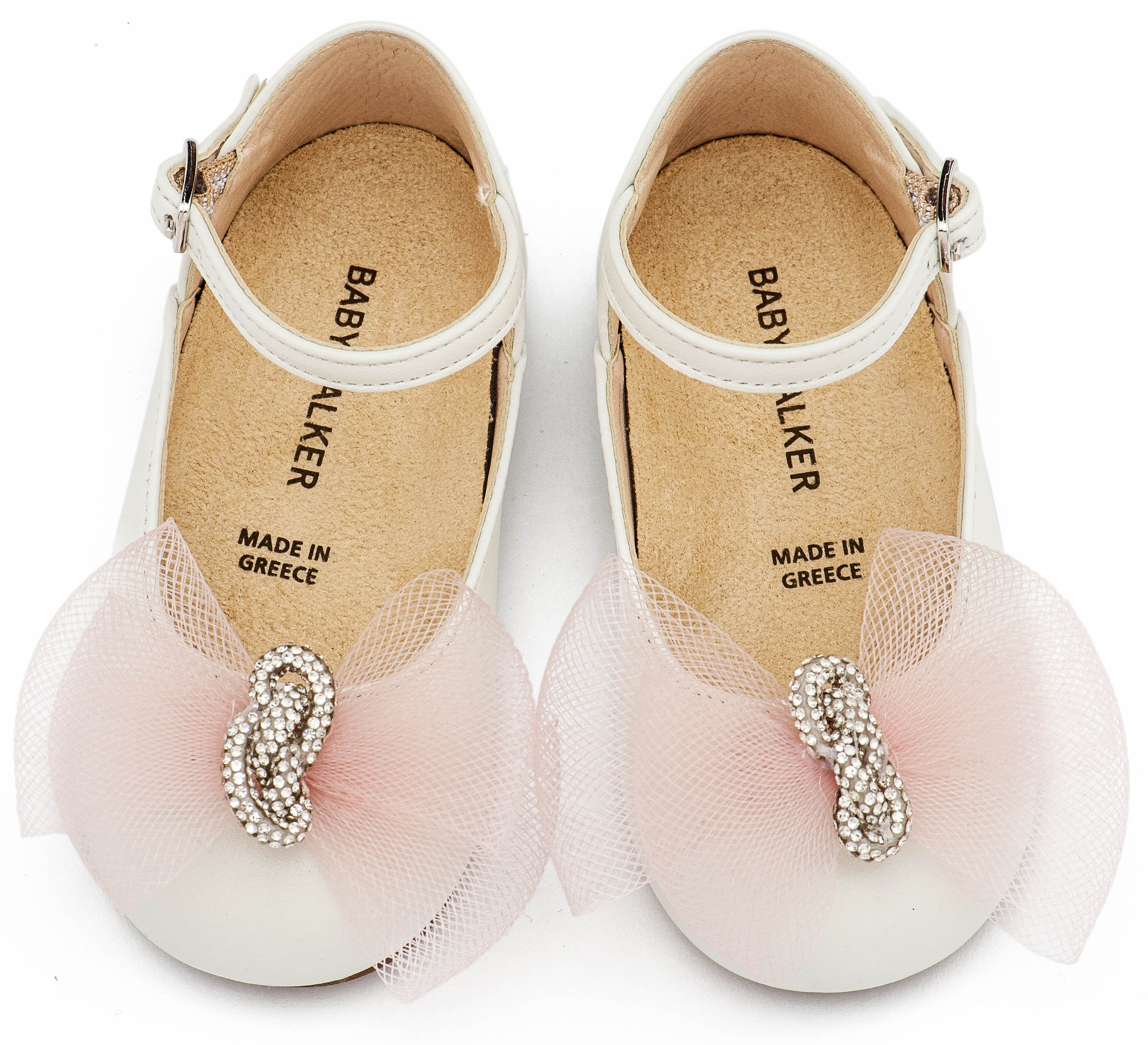 BABYWALKER - Γαλλικό Γοβάκι με Φιόγκο και Στρας 