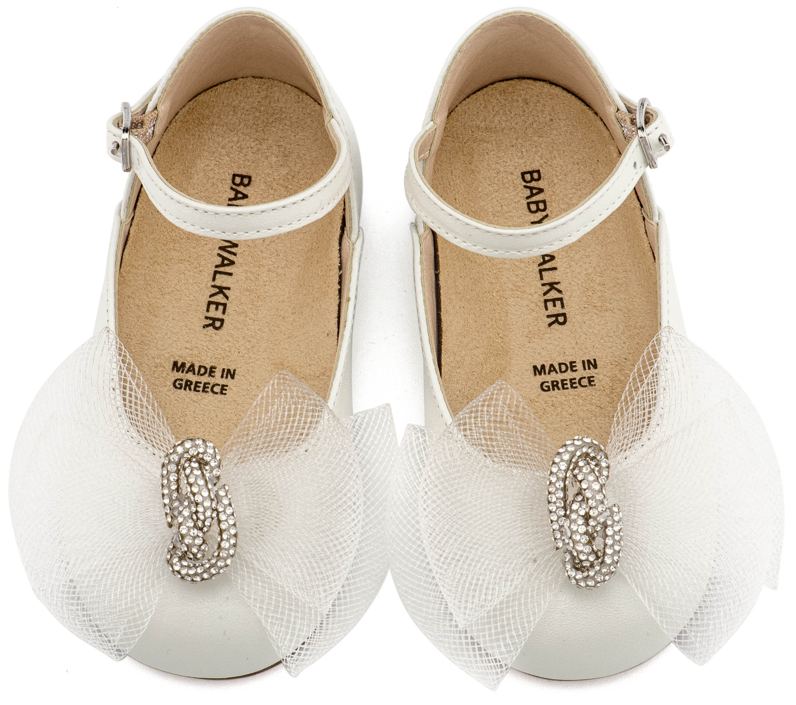 BABYWALKER - Γαλλικό Γοβάκι με Φιόγκο και Στρας 