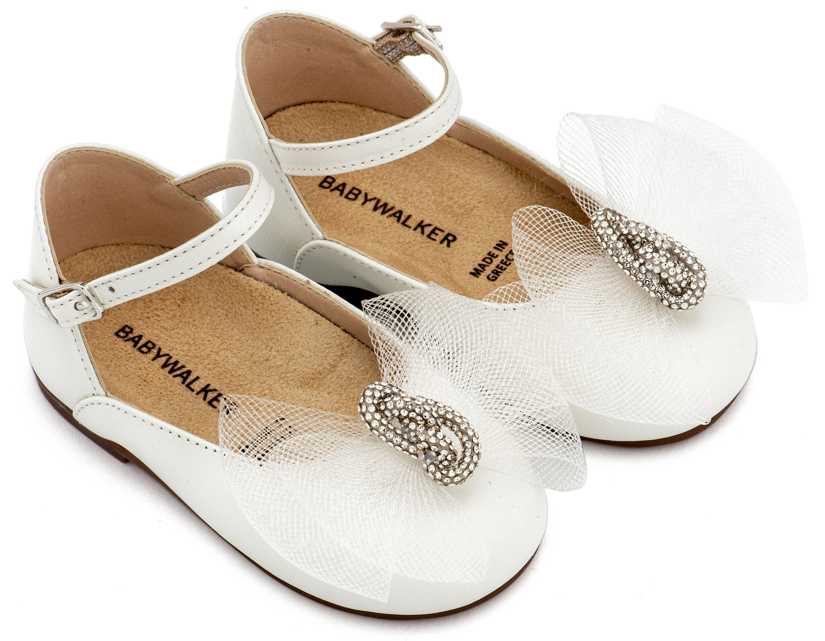 Γαλλικό Γοβάκι με Φιόγκο και Στρας 