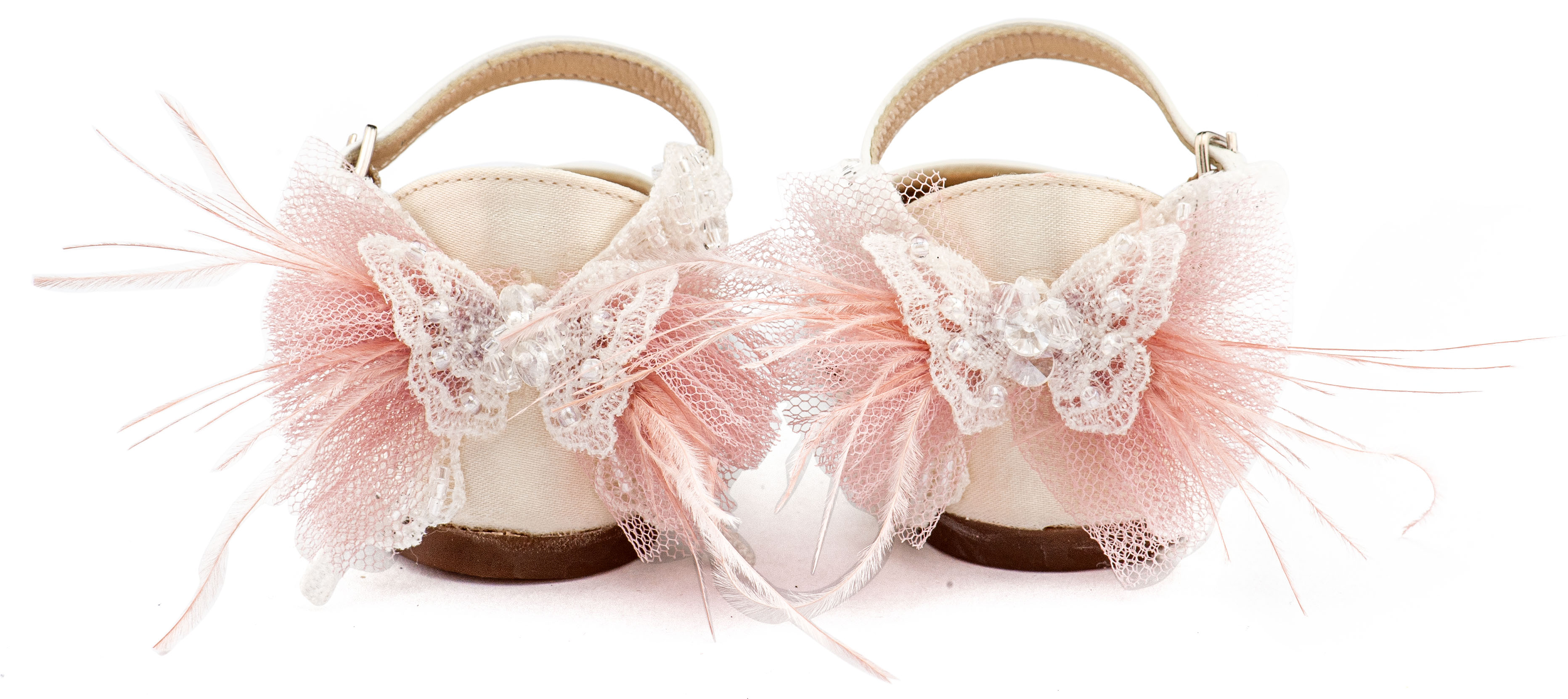 BABYWALKER - Γαλλικό Γοβάκι με Διακοσμημένη Φτέρνα Πεταλούδα 