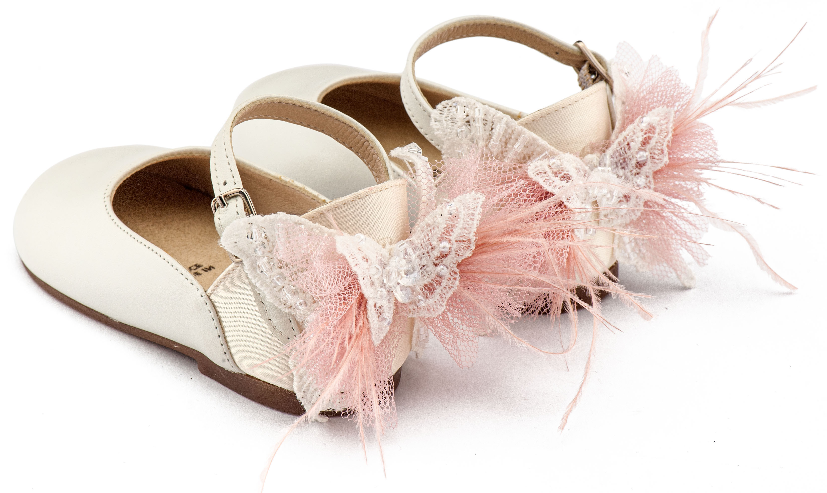 BABYWALKER - Γαλλικό Γοβάκι με Διακοσμημένη Φτέρνα Πεταλούδα 