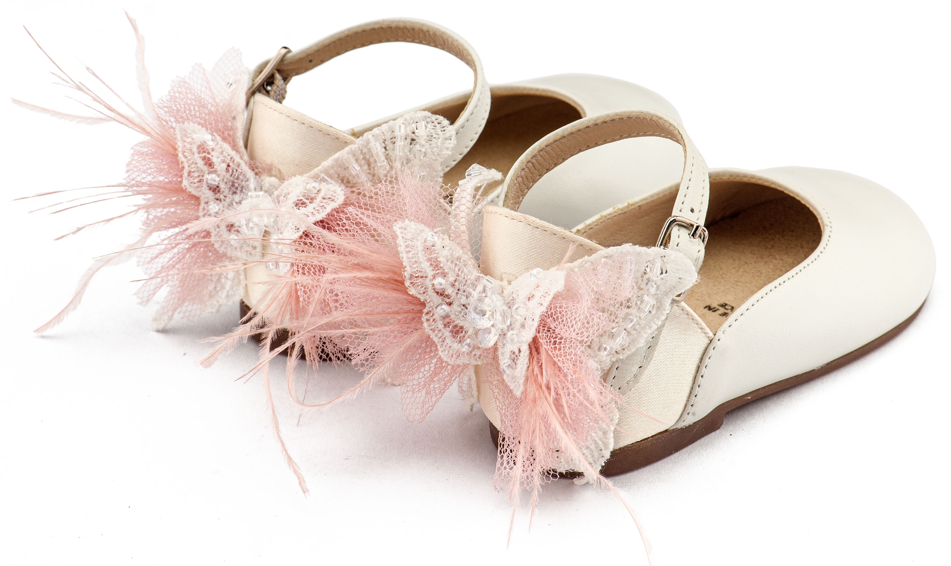 Γαλλικό Γοβάκι με Διακοσμημένη Φτέρνα Πεταλούδα 