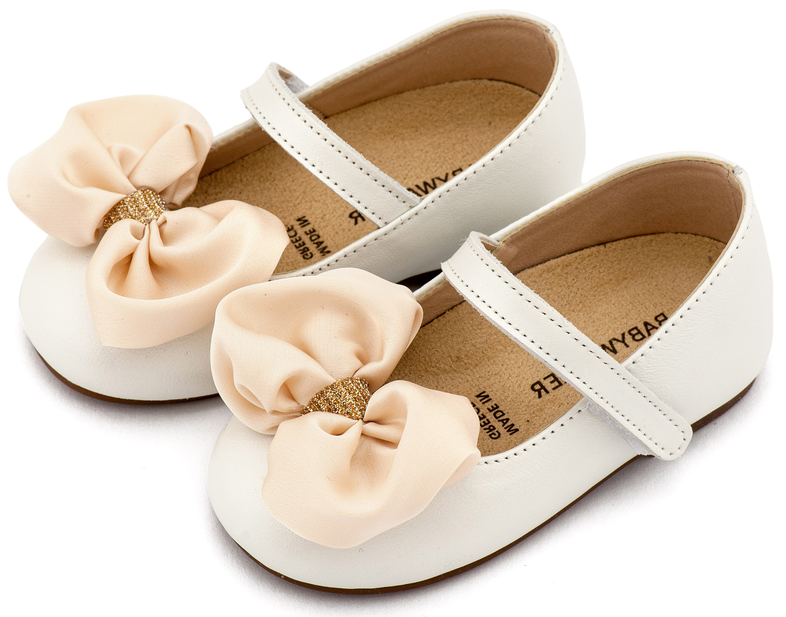 BABYWALKER - Γοβάκι Μονή Μπαρέτα με Σατέν Φιόγκο