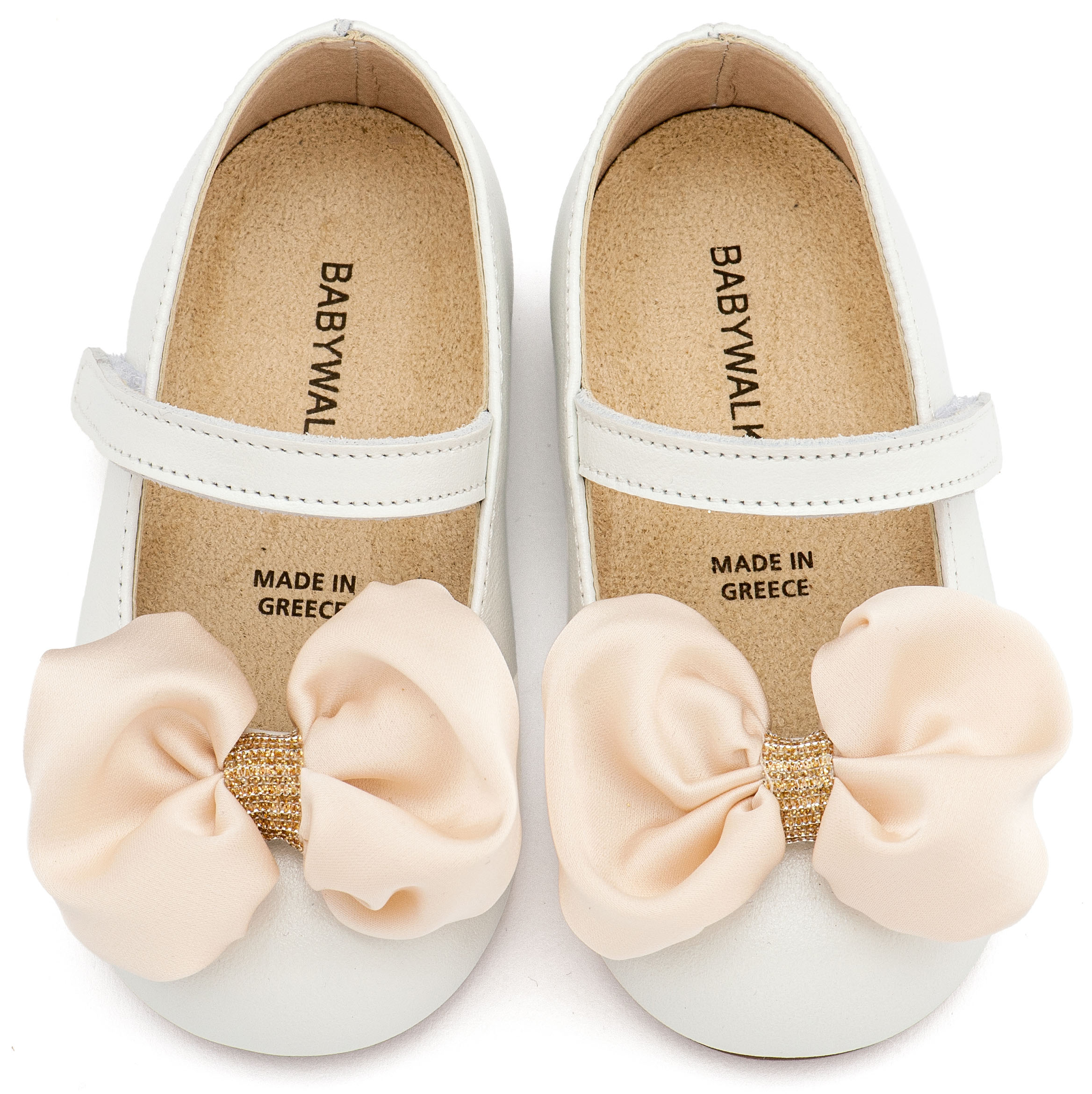 BABYWALKER - Γοβάκι Μονή Μπαρέτα με Σατέν Φιόγκο