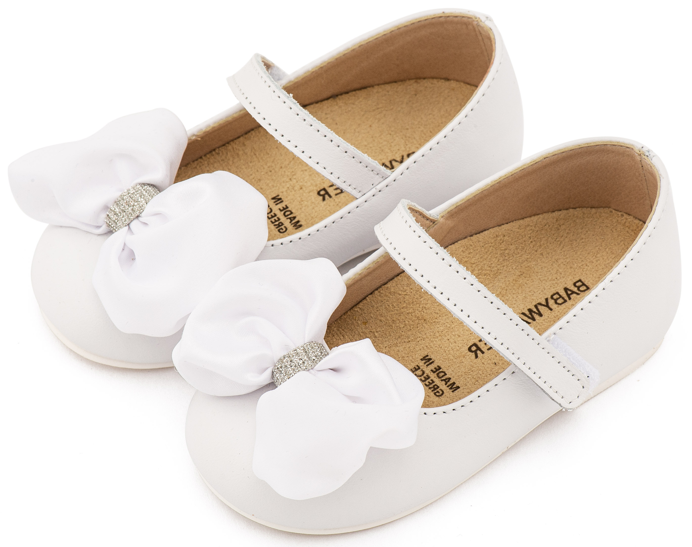 BABYWALKER - Γοβάκι Μονή Μπαρέτα με Σατέν Φιόγκο