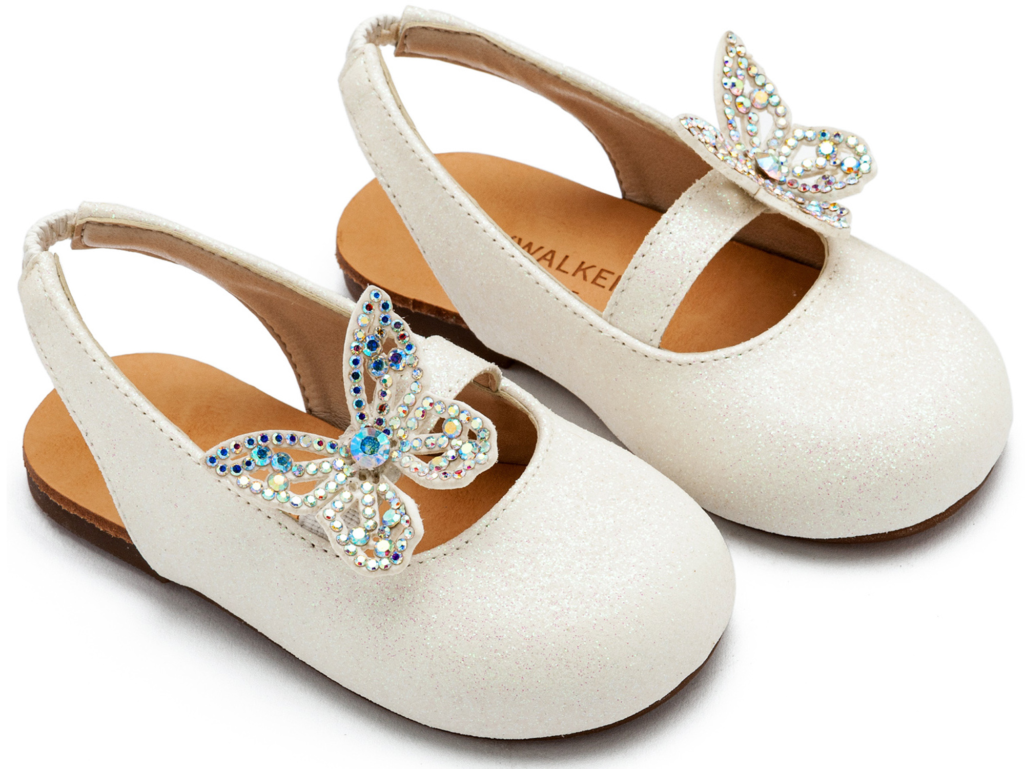 BABYWALKER - Γαλλικό Σαμπό Διακοσμημένο με Στρασένια Πεταλούδα στο Πλάι