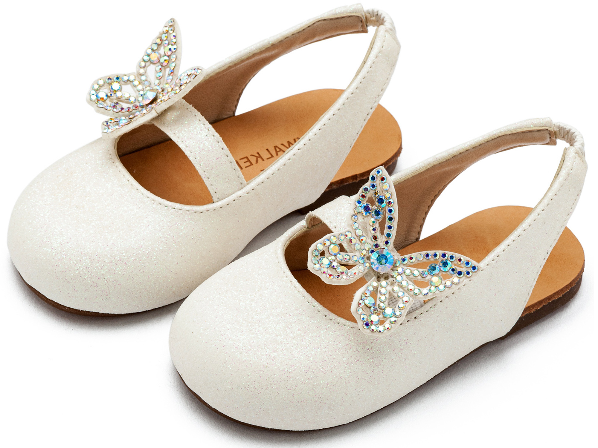 BABYWALKER - Γαλλικό Σαμπό Διακοσμημένο με Στρασένια Πεταλούδα στο Πλάι