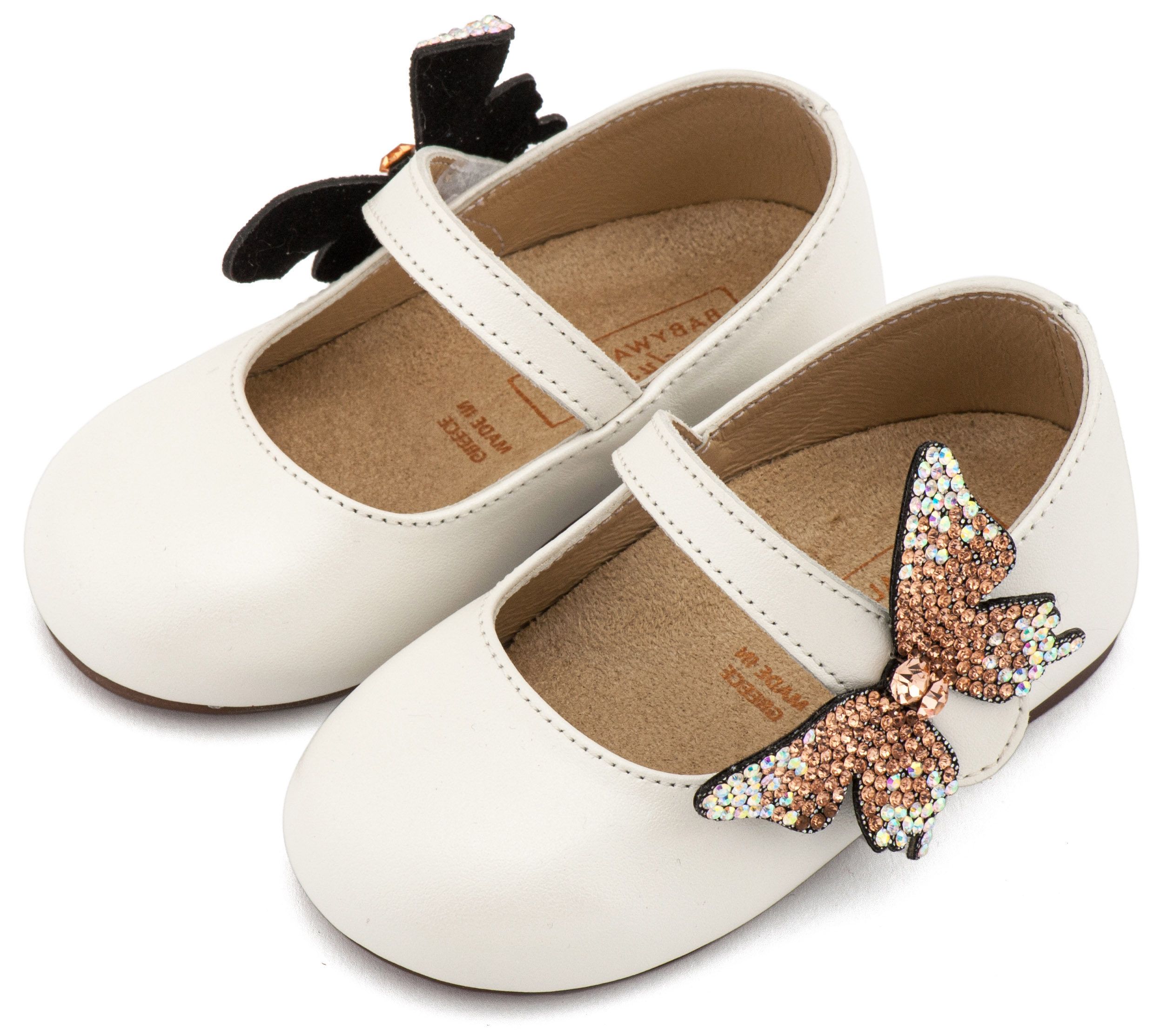 BABYWALKER - Γοβάκι με Στρασένια Πεταλούδα στο Πλάι 