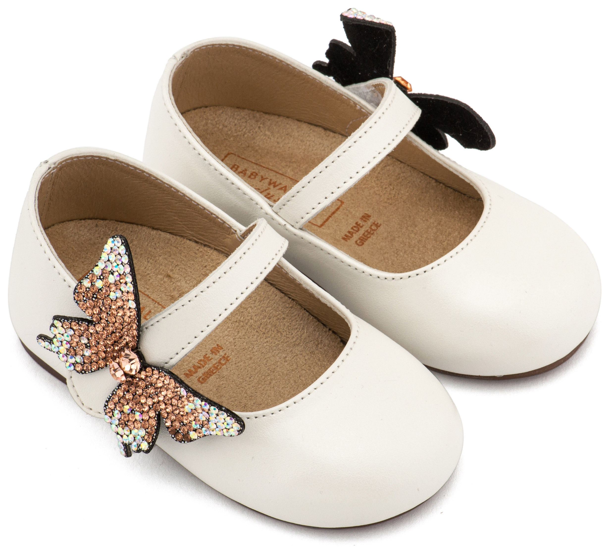 Γοβάκι με Στρασένια Πεταλούδα στο Πλάι 