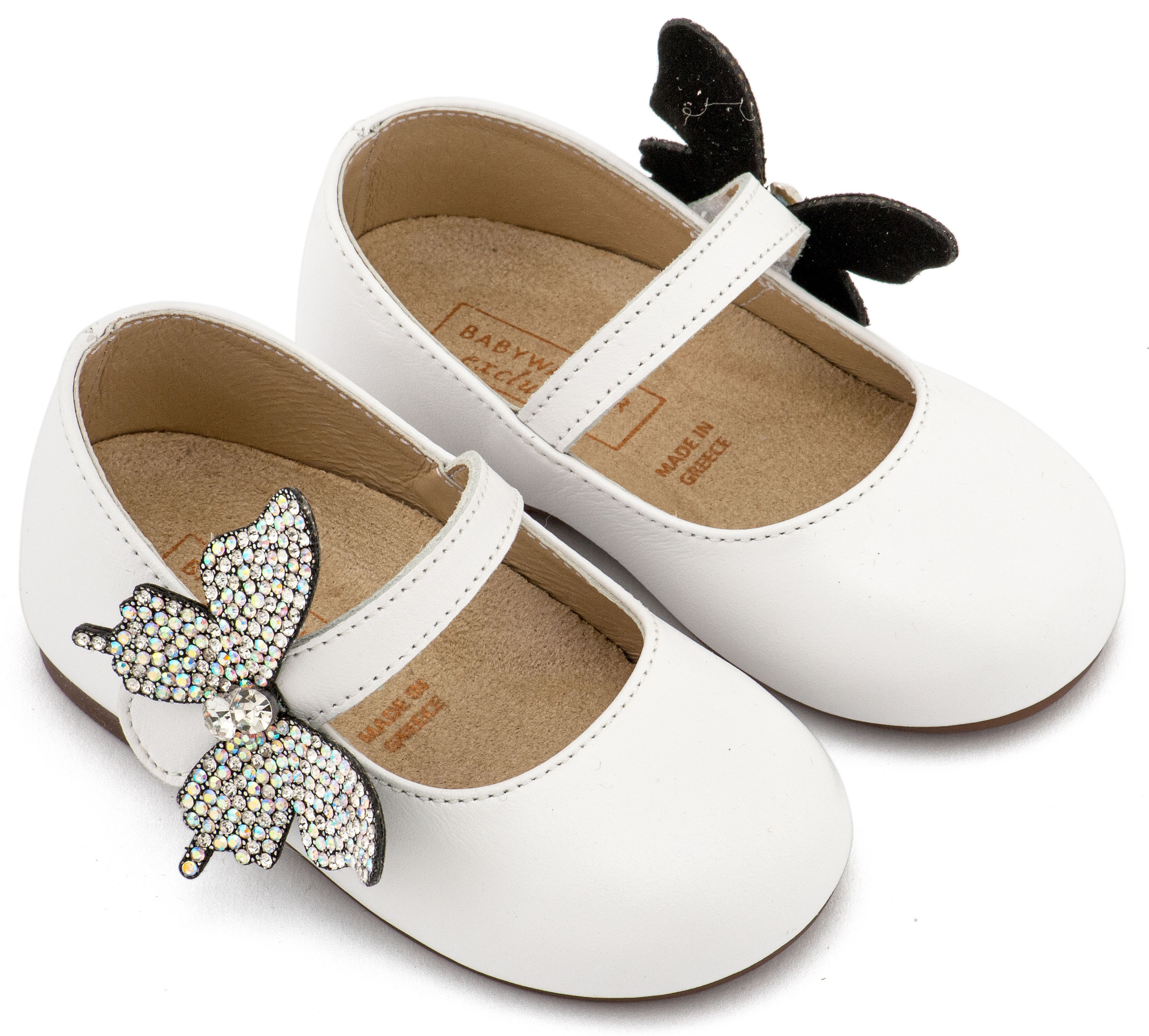 Γοβάκι με Στρασένια Πεταλούδα στο Πλάι 