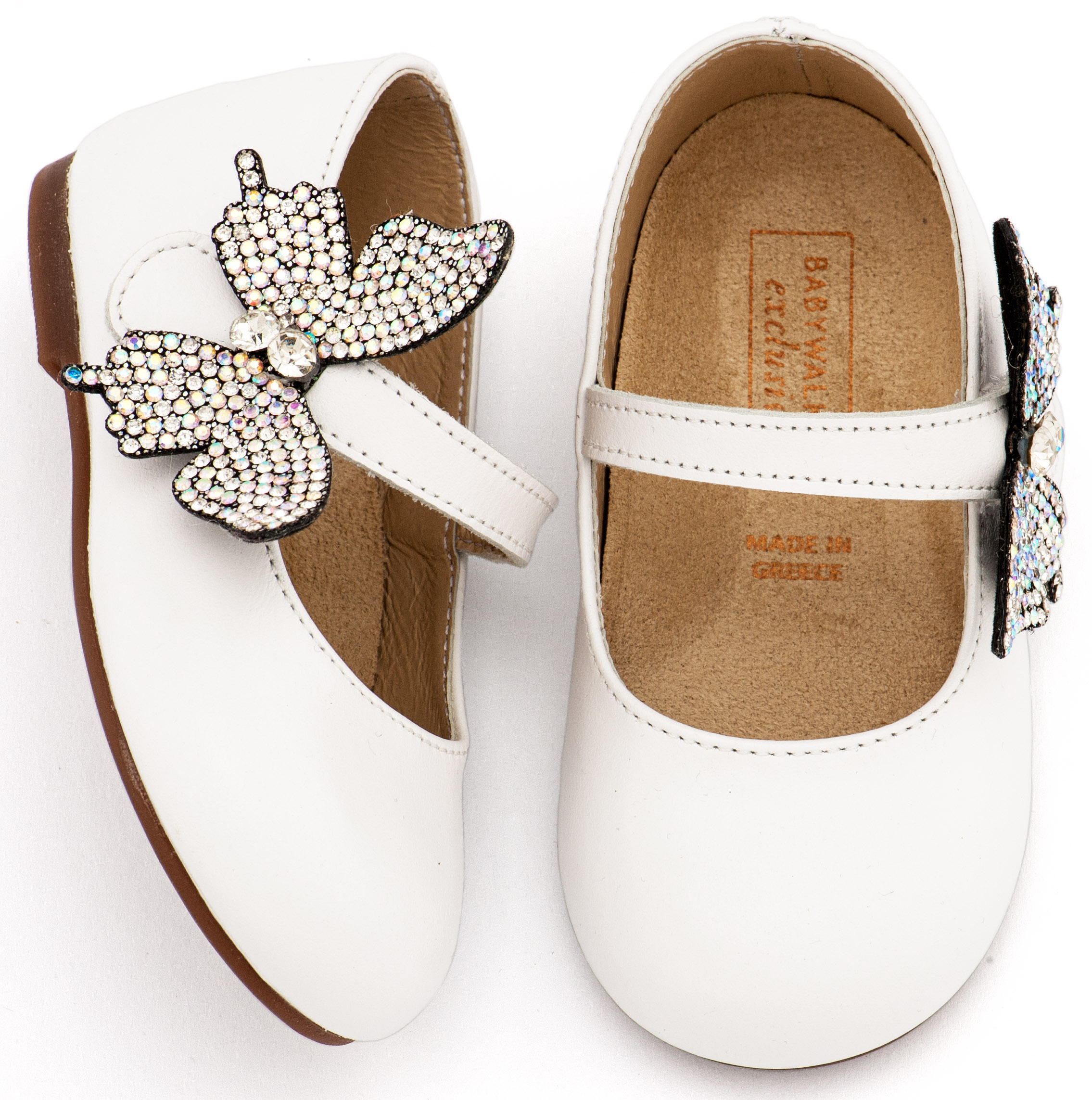 BABYWALKER - Γοβάκι με Στρασένια Πεταλούδα στο Πλάι 