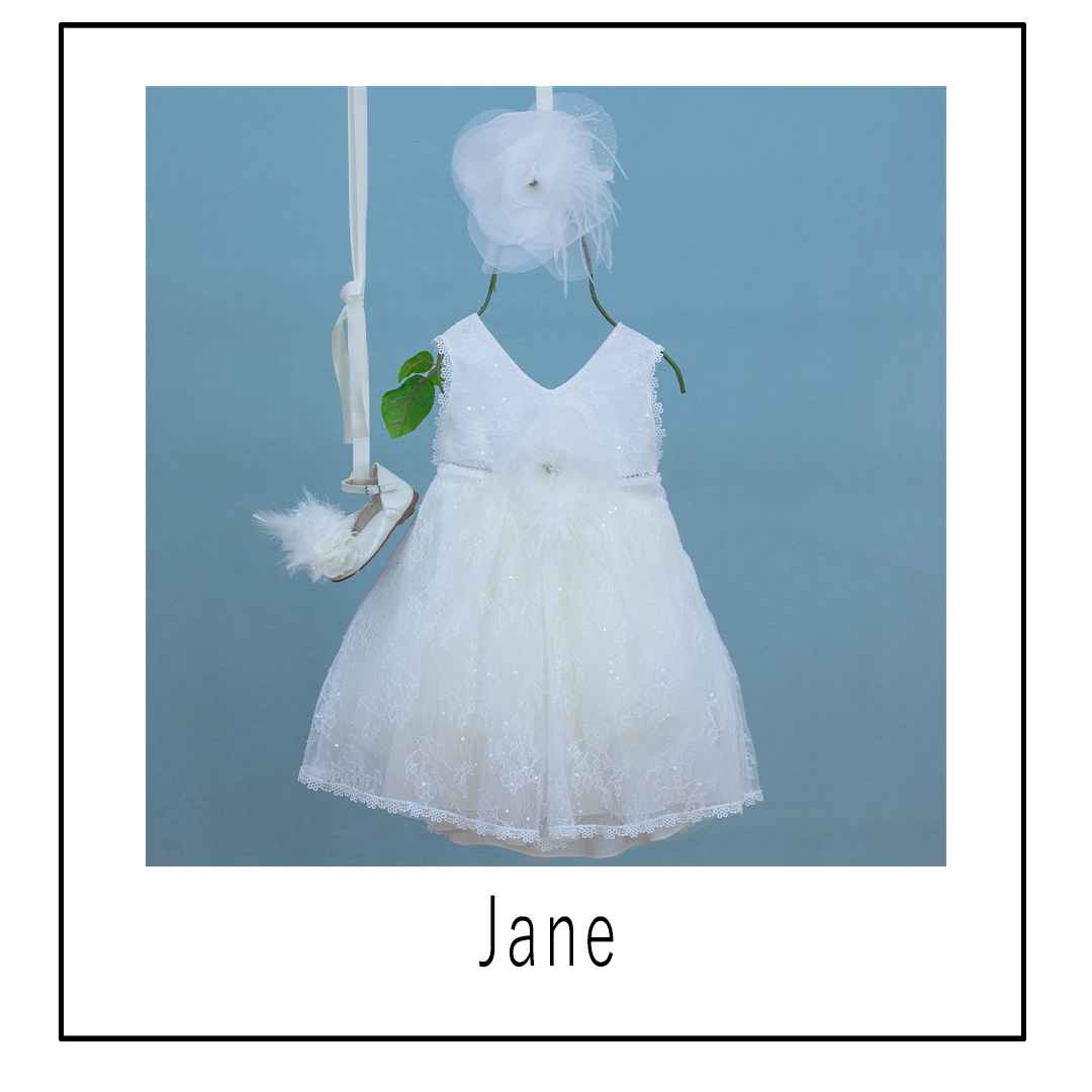 BAMBOLINO - Βαπτιστικό Φόρεμα Jane