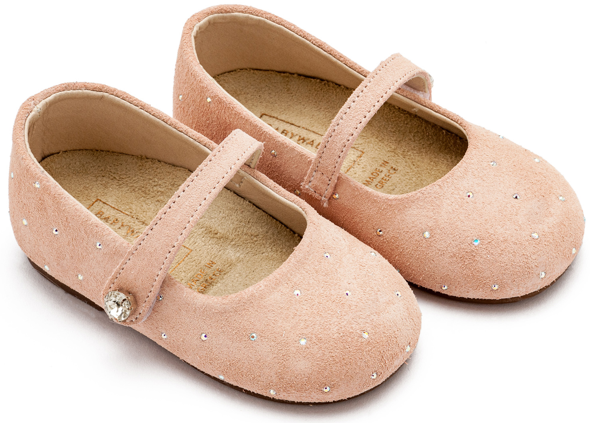 Γοβάκι Suede με Στρας 