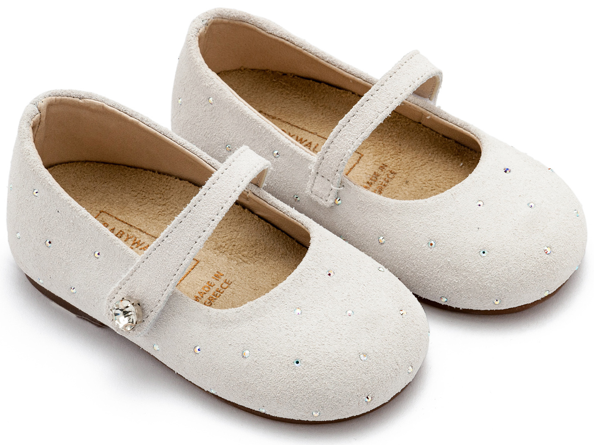 Γοβάκι Suede με Στρας 