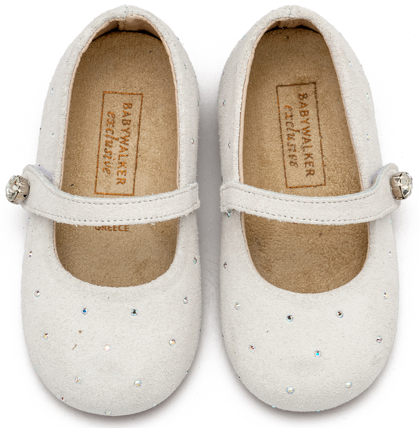 BABYWALKER - Γοβάκι Suede με Στρας 