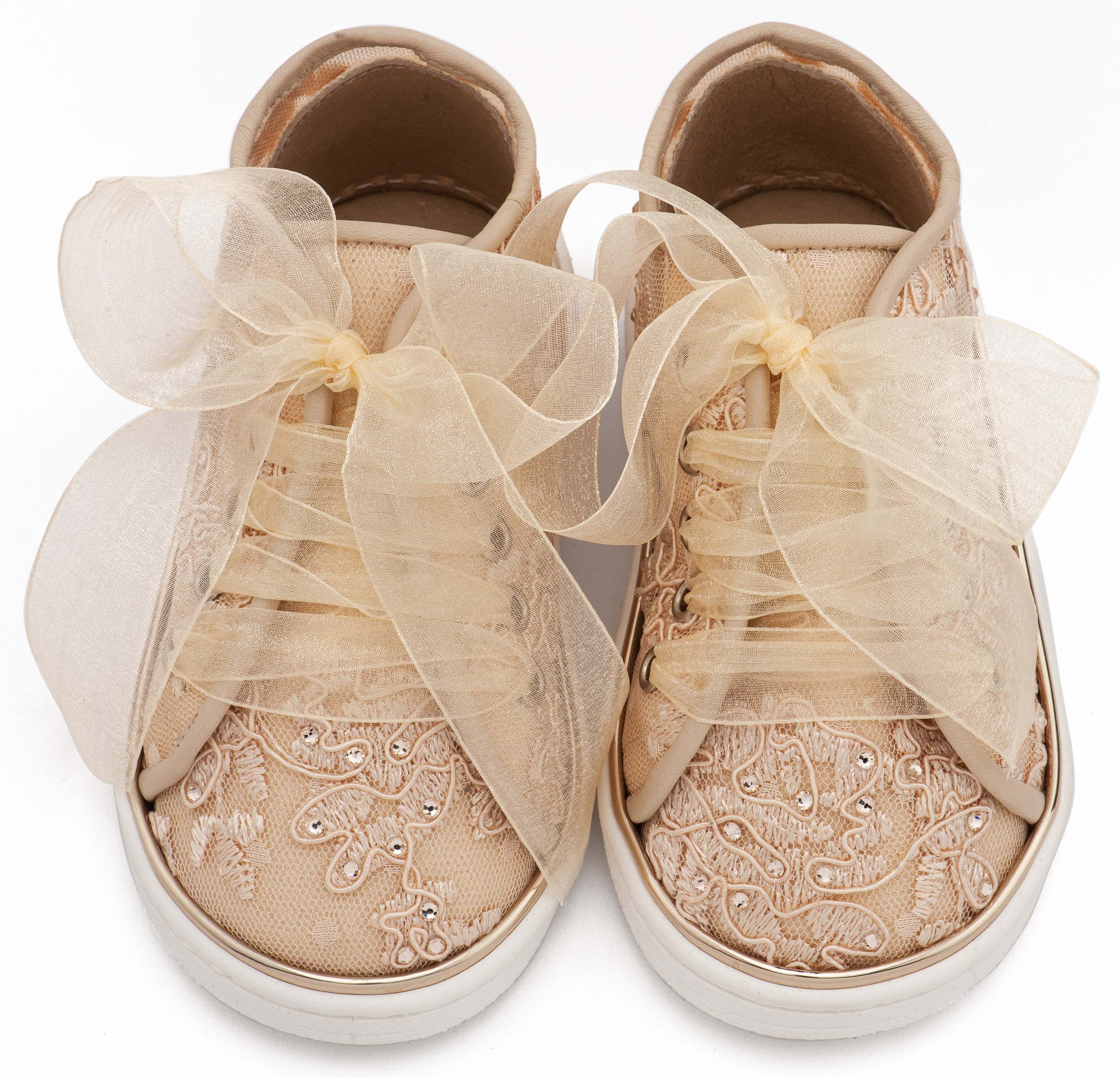 BABYWALKER - Sneaker από Ύφασμα Φιλντιρέ Λουλούδια 