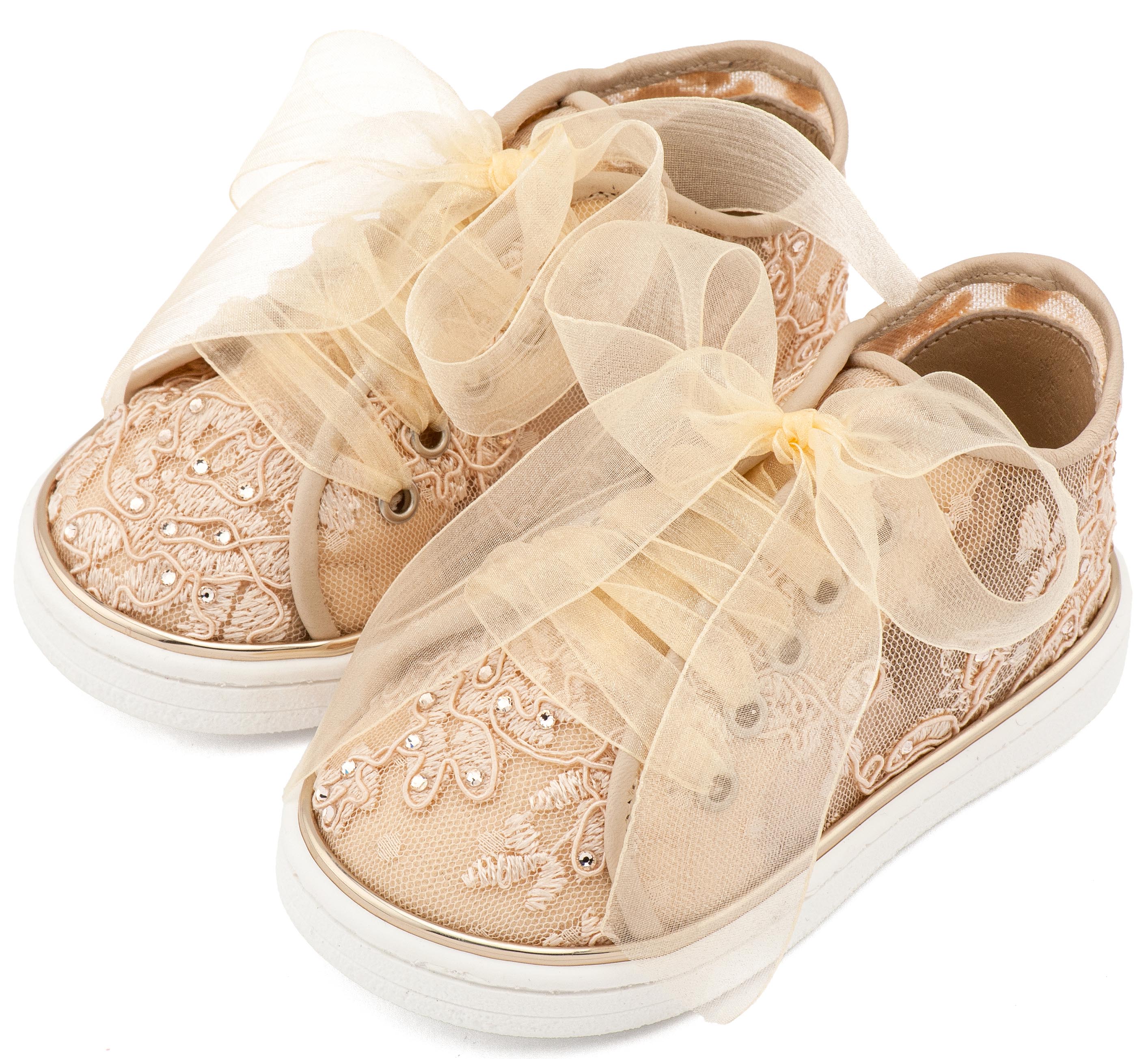 BABYWALKER - Sneaker από Ύφασμα Φιλντιρέ Λουλούδια 