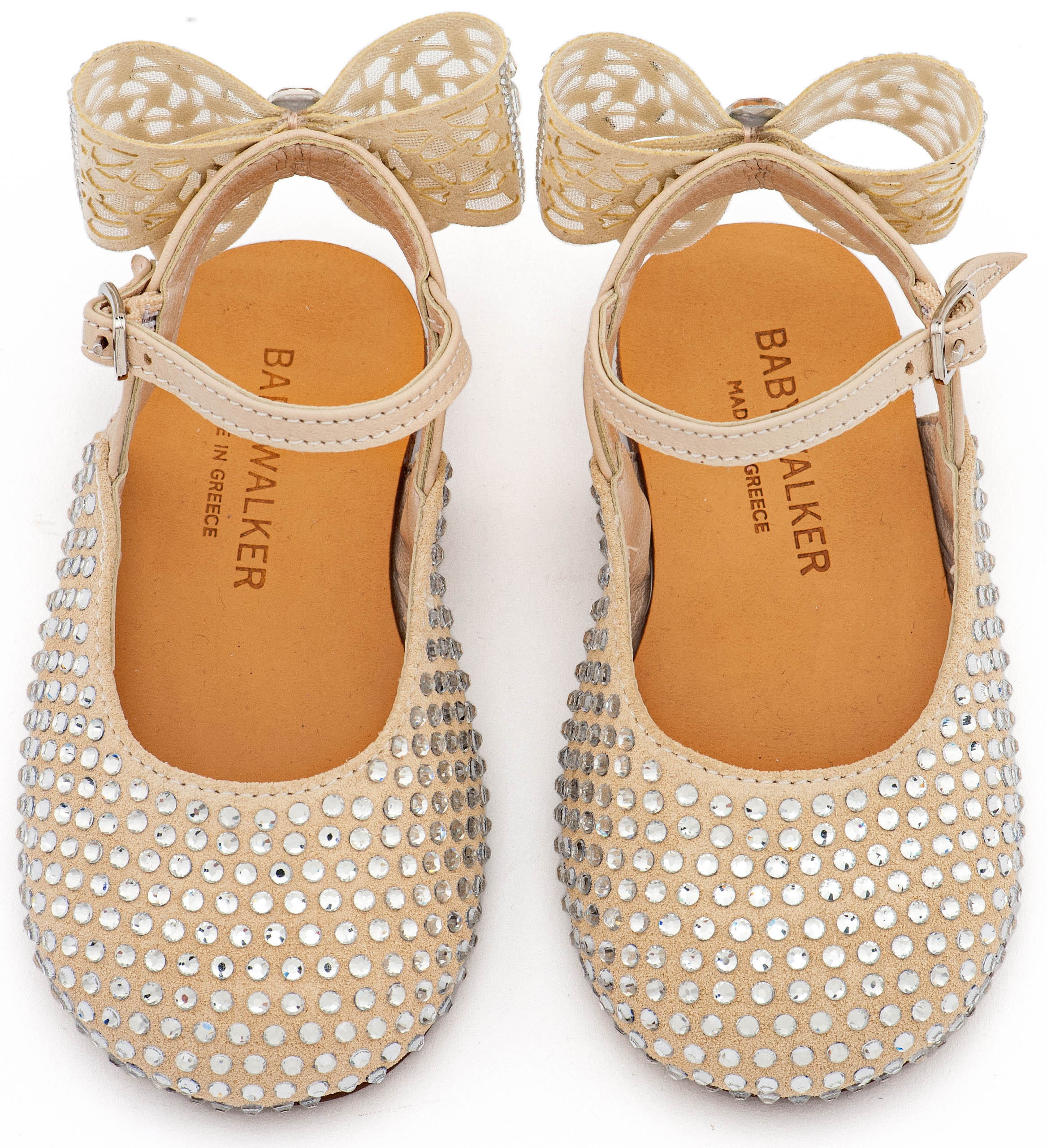 BABYWALKER - Σαμπό Διακοσμημένο Ολόγυρα με Στρας και Φιόγκο από Στρας στη Φτέρνα 