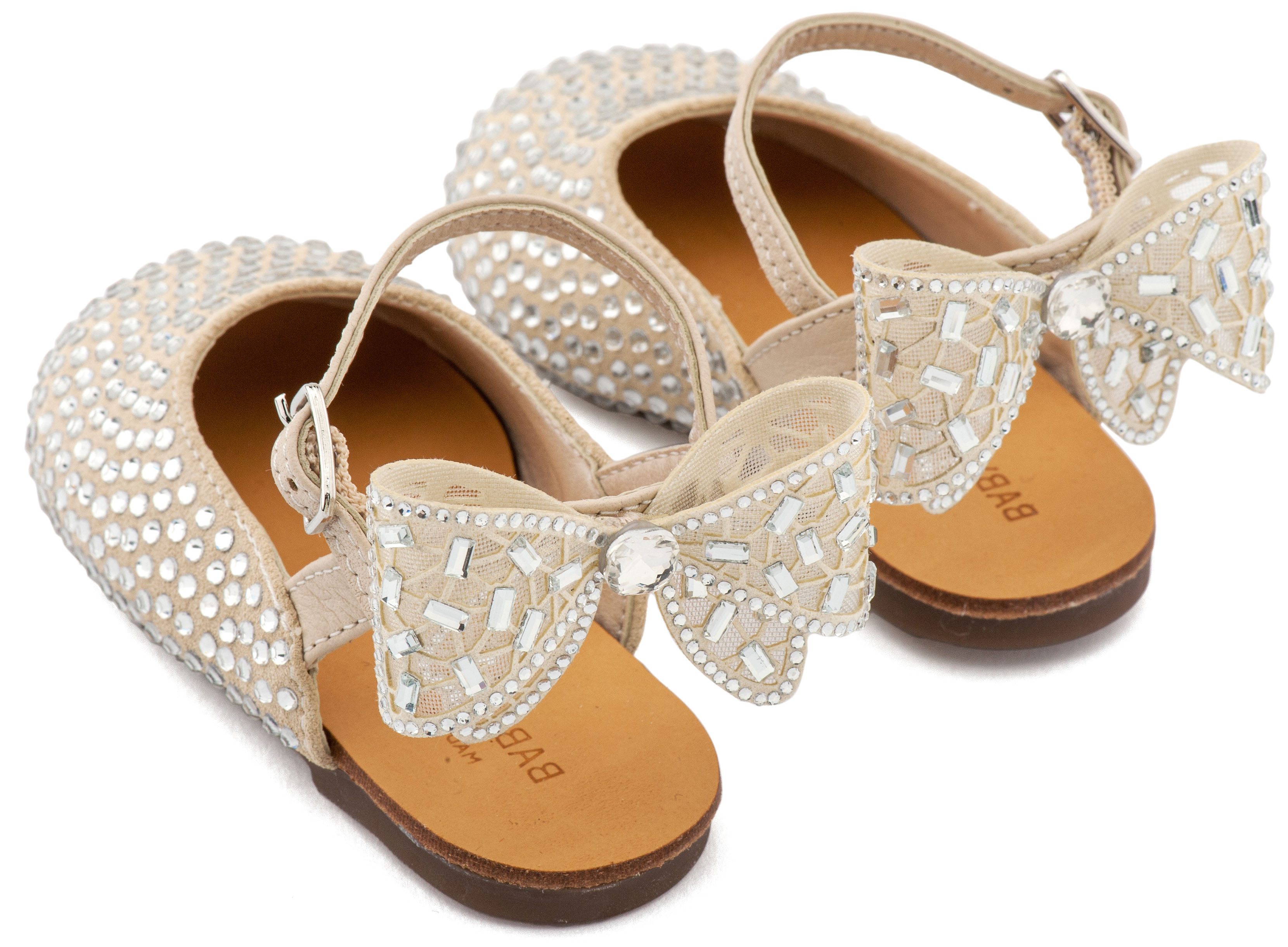 BABYWALKER - Σαμπό Διακοσμημένο Ολόγυρα με Στρας και Φιόγκο από Στρας στη Φτέρνα 