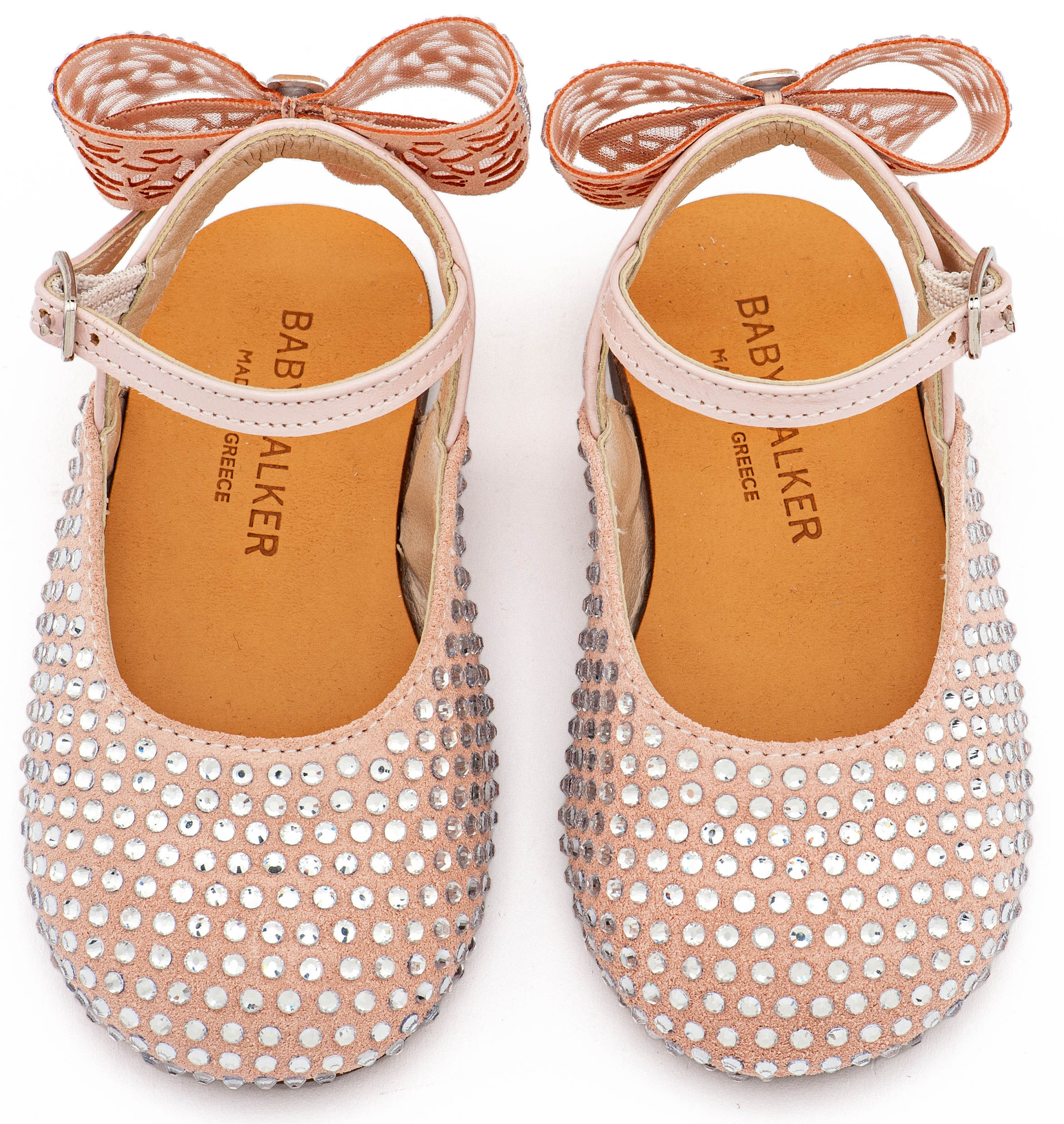 BABYWALKER - Σαμπό Διακοσμημένο Ολόγυρα με Στρας και Φιόγκο από Στρας στη Φτέρνα 