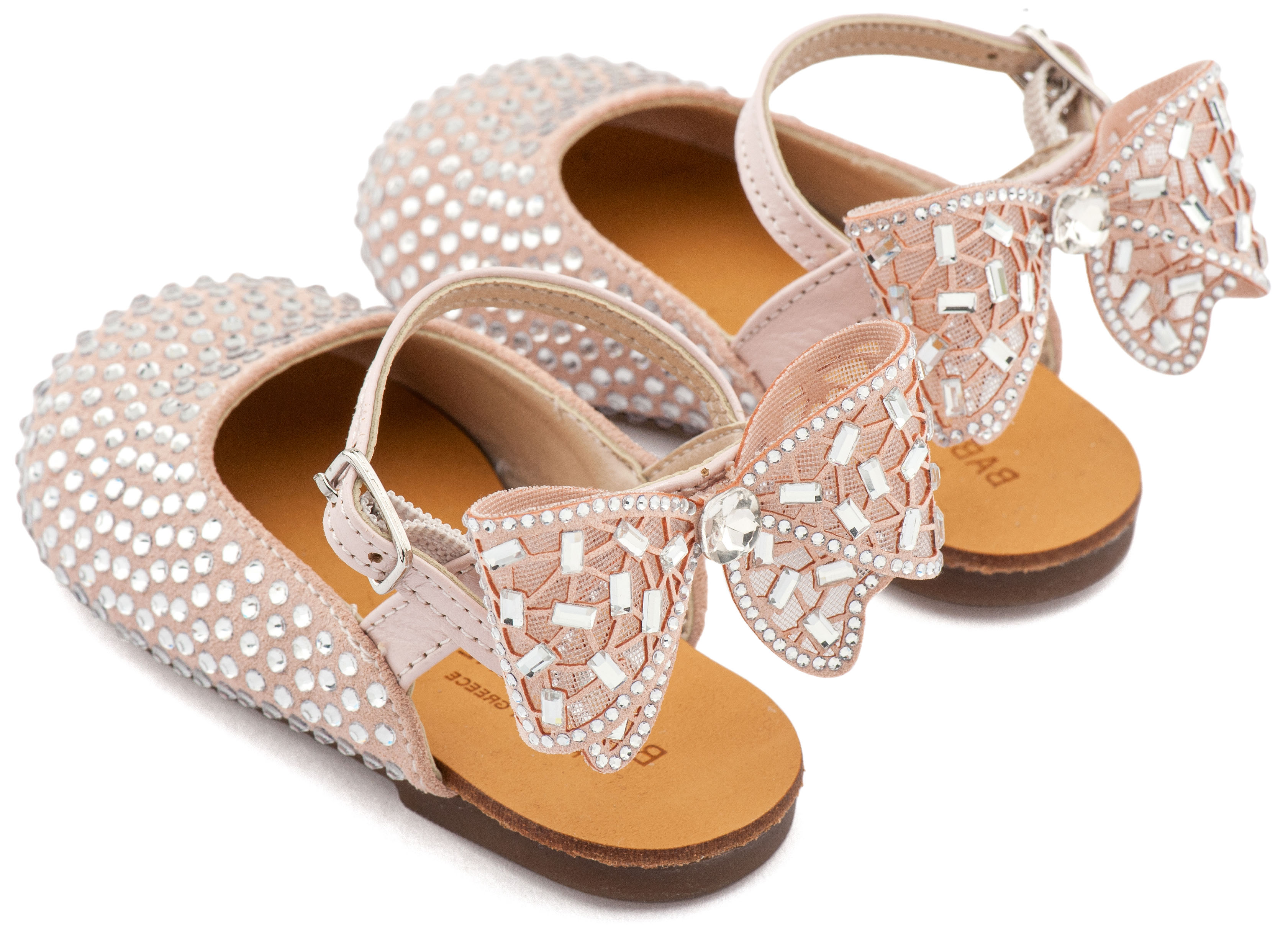 BABYWALKER - Σαμπό Διακοσμημένο Ολόγυρα με Στρας και Φιόγκο από Στρας στη Φτέρνα 