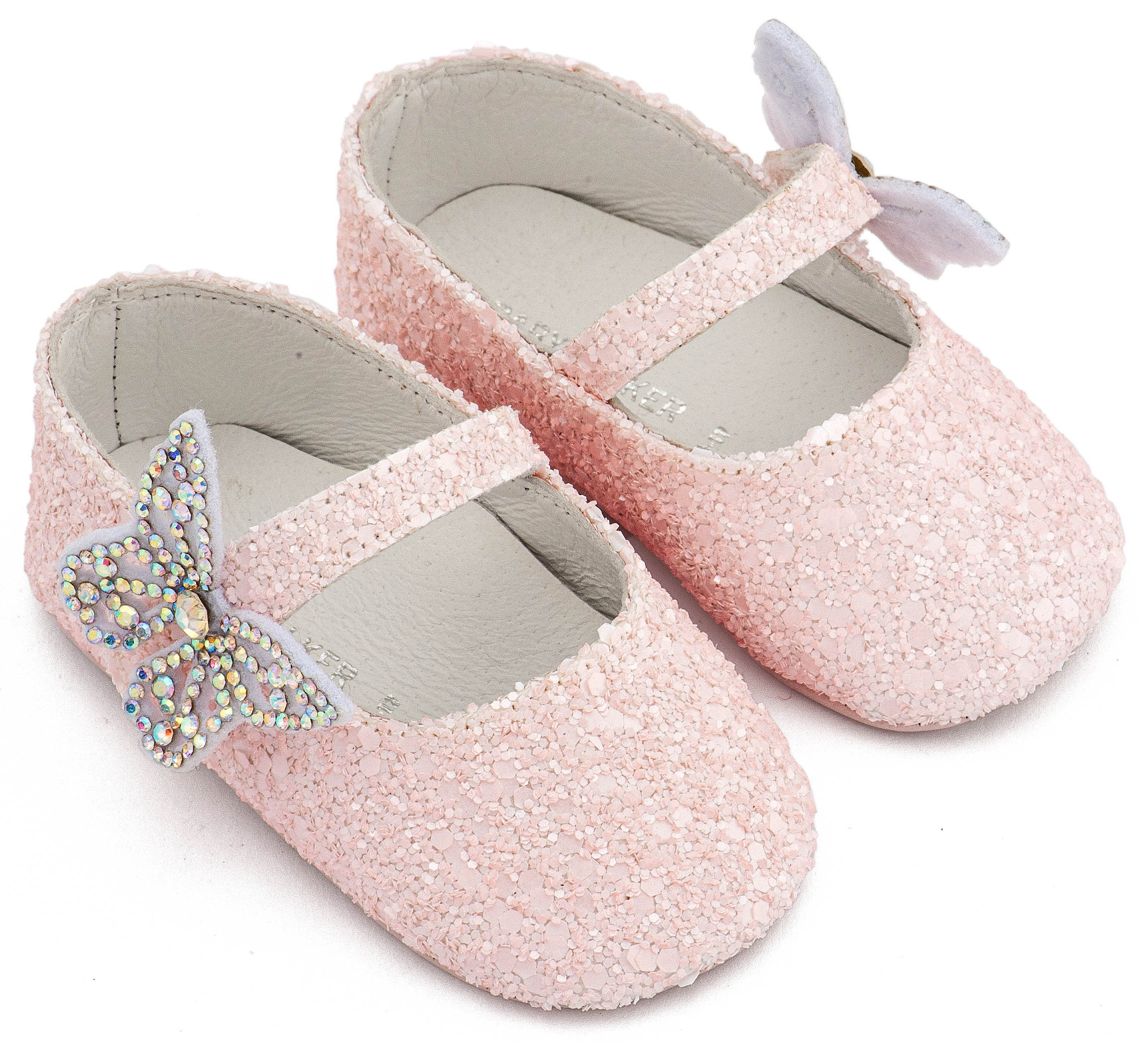 Γοβάκι Μονή Μπαρέτα Χρατς με  Στρασένια Πεταλούδα 