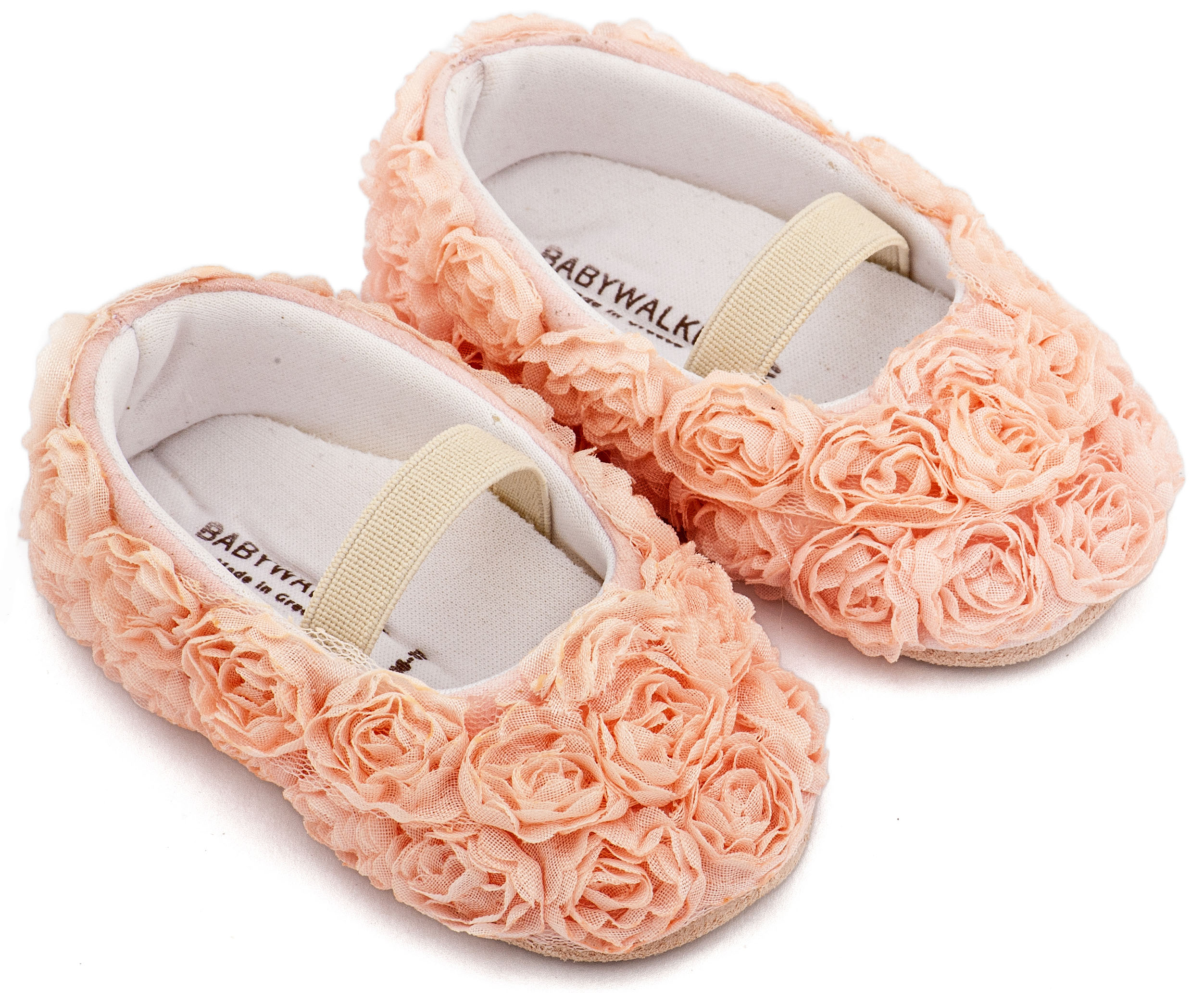 Μπαλαρινα Διακοσμημένη με Chiffon Λουλούδια 