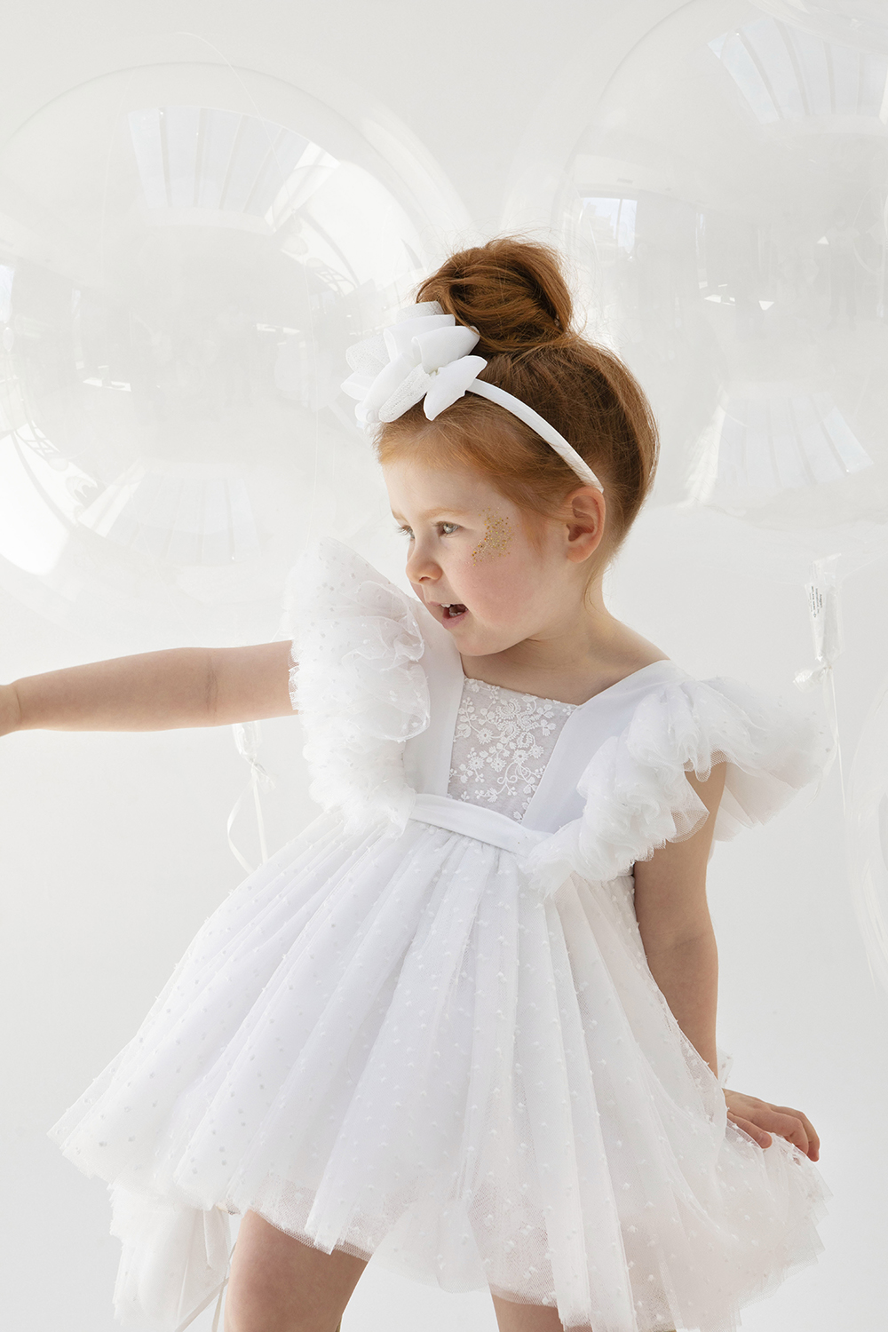 BAMBOLINO - Βαπτιστικό Φόρεμα Marilyn 